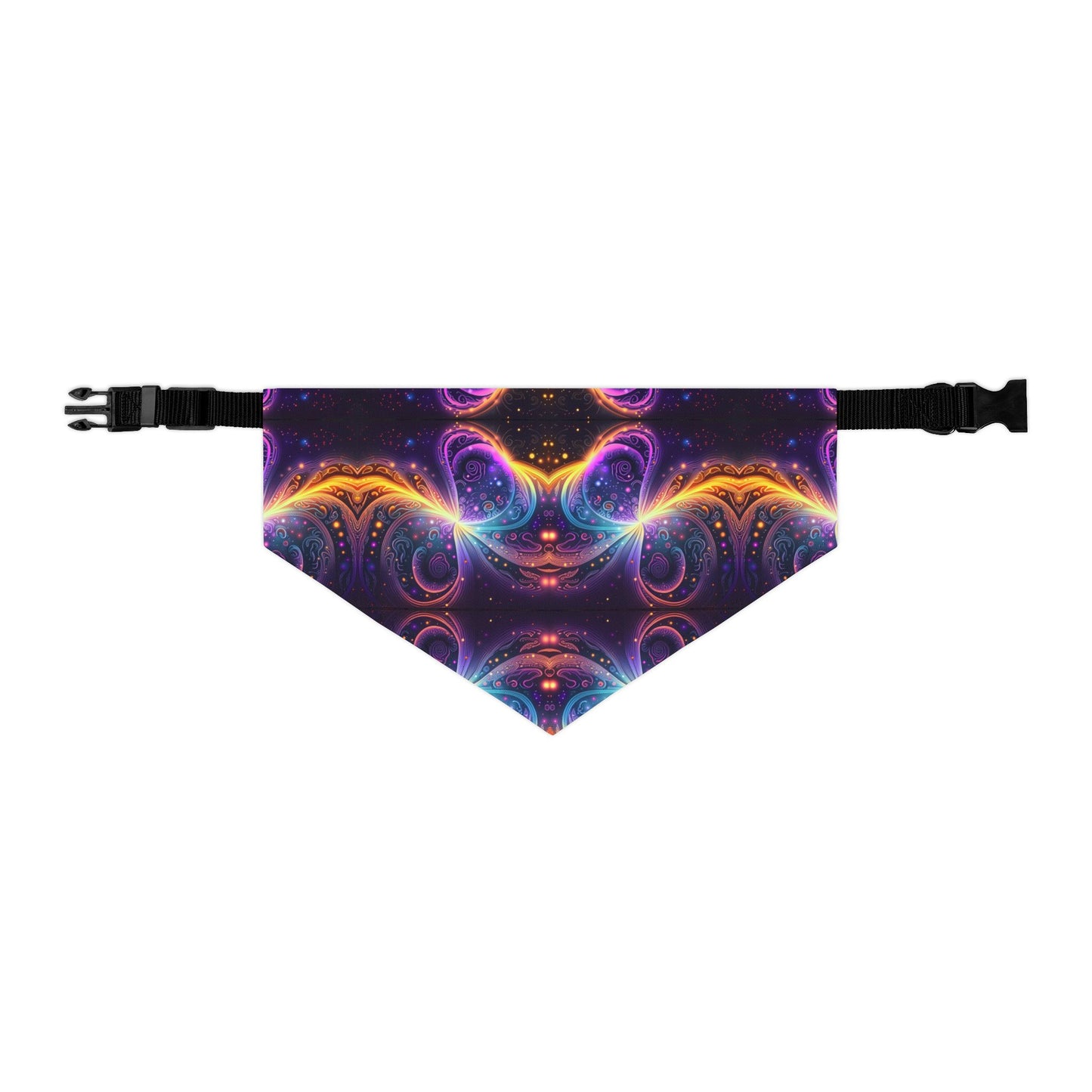 Neon Trance Pet Bandana Collar