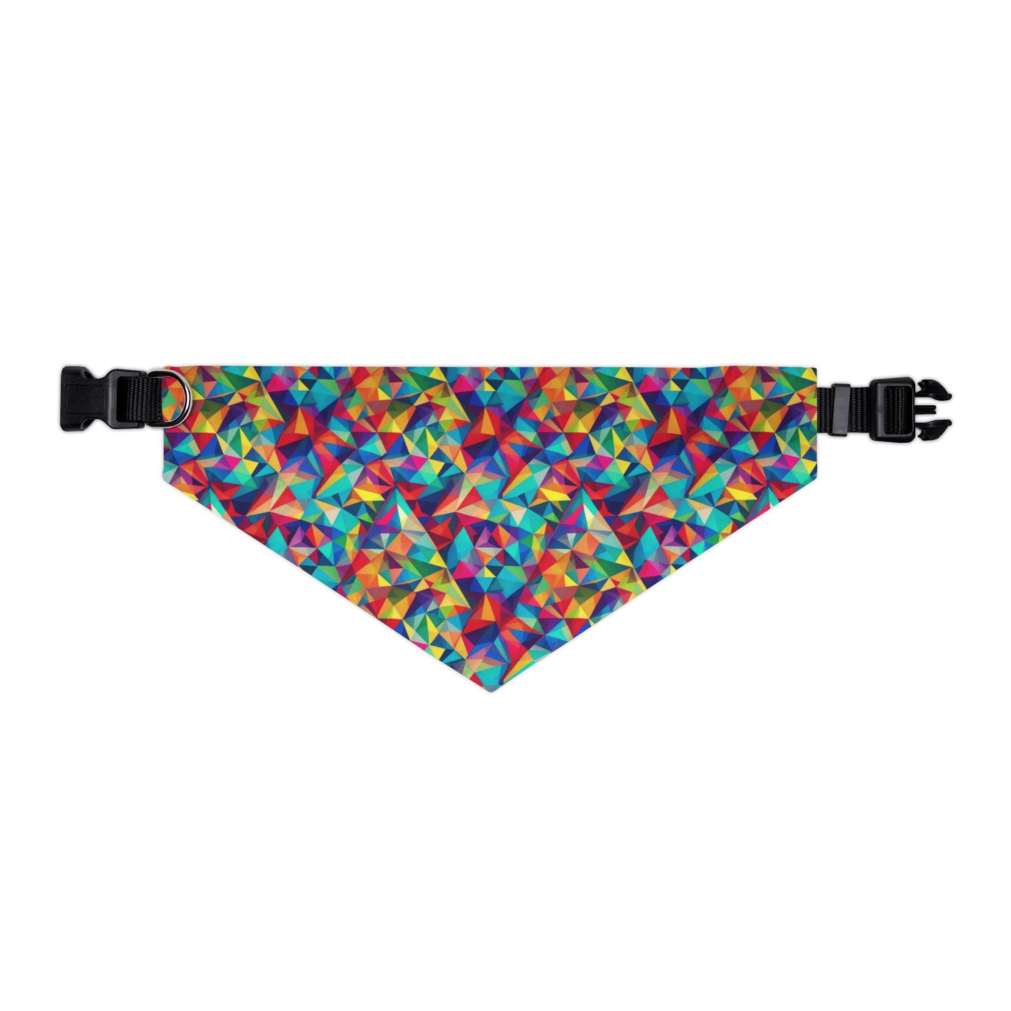 Neon Angles Pet Bandana Collar