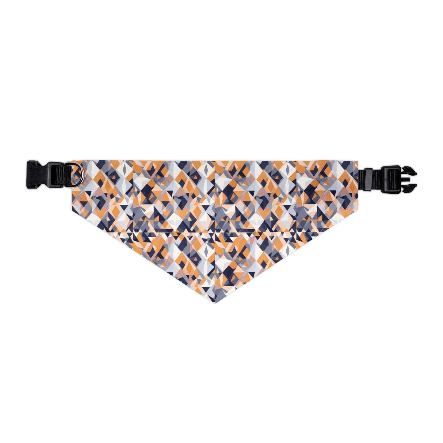 Geometric Groove Pet Bandana Collar