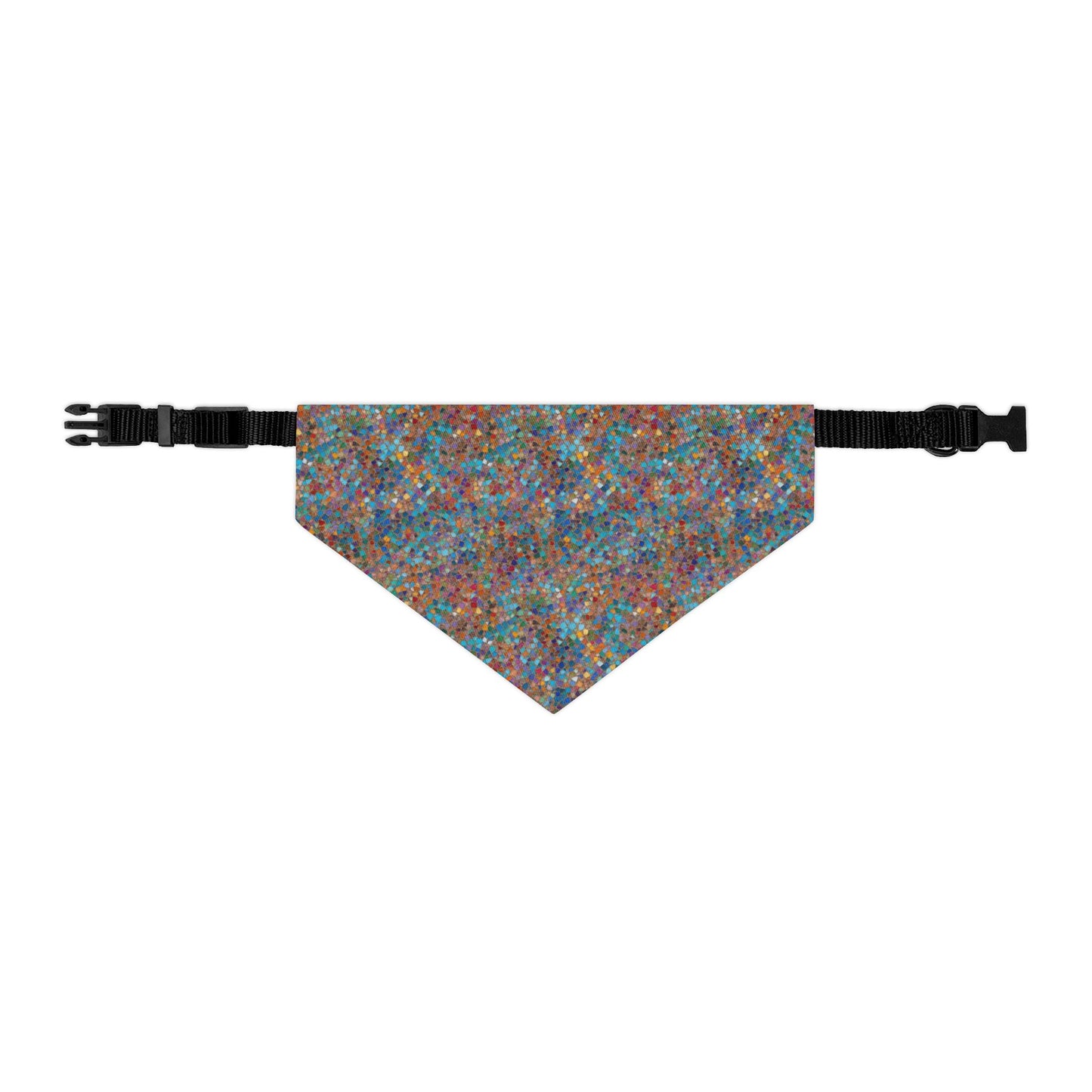 Fractal Flow Pet Bandana Collar