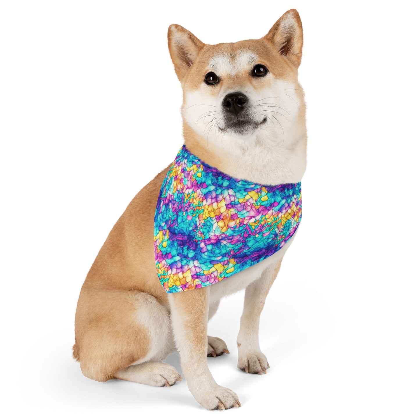 Trippy Tranquility Pet Bandana Collar