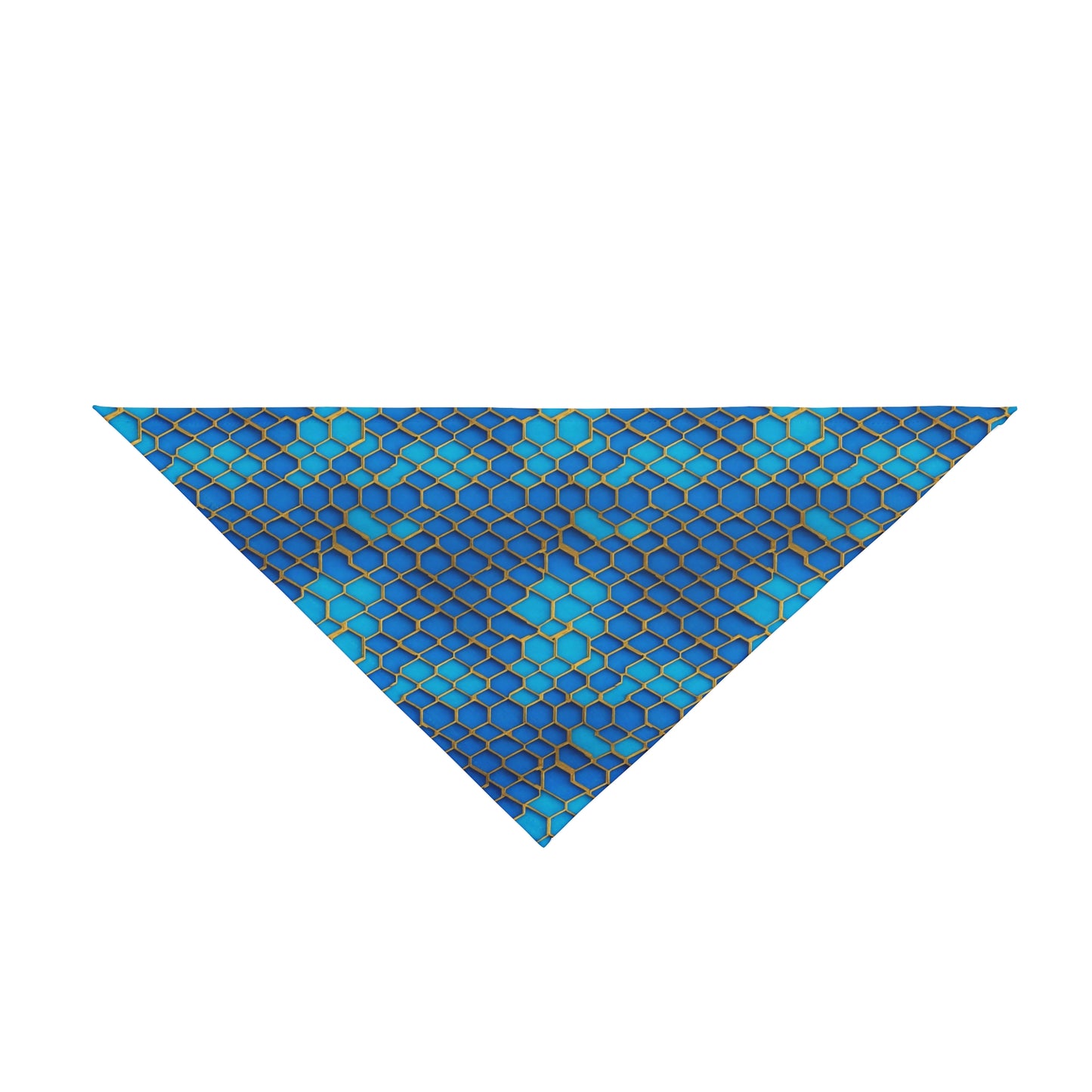 Hexagonal Harmony Pet Bandana