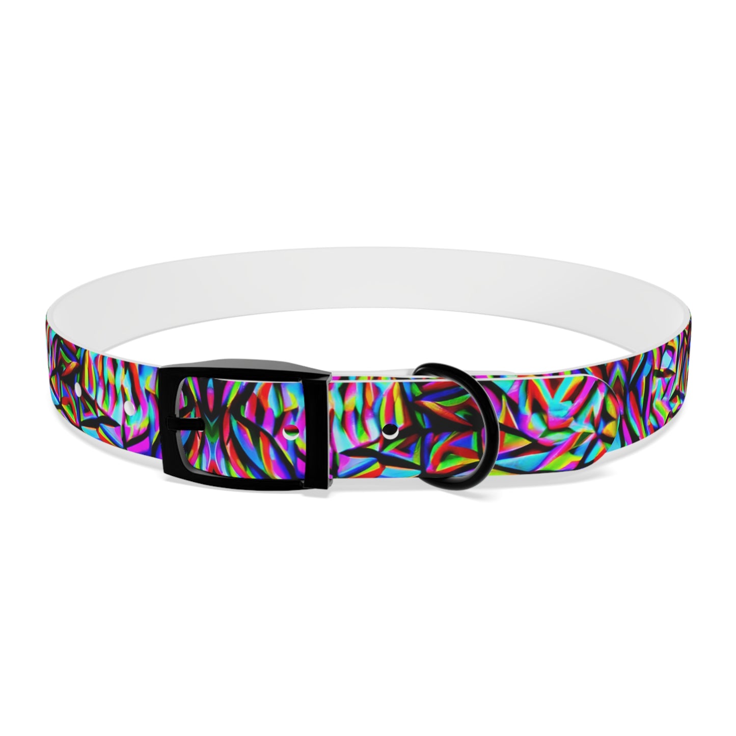 Mind Melt Patterns Dog Collar