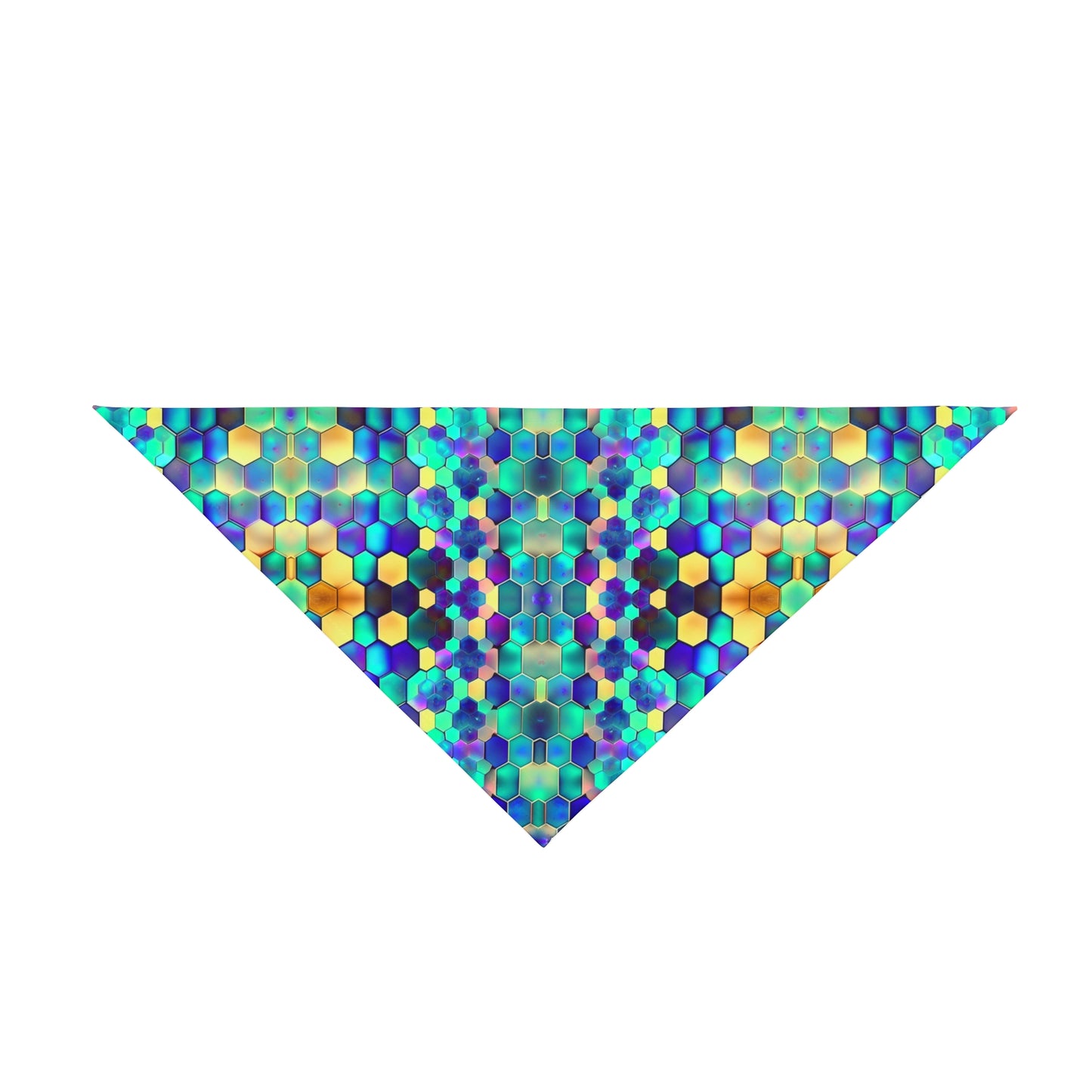 Vibrant Comb Pet Bandana