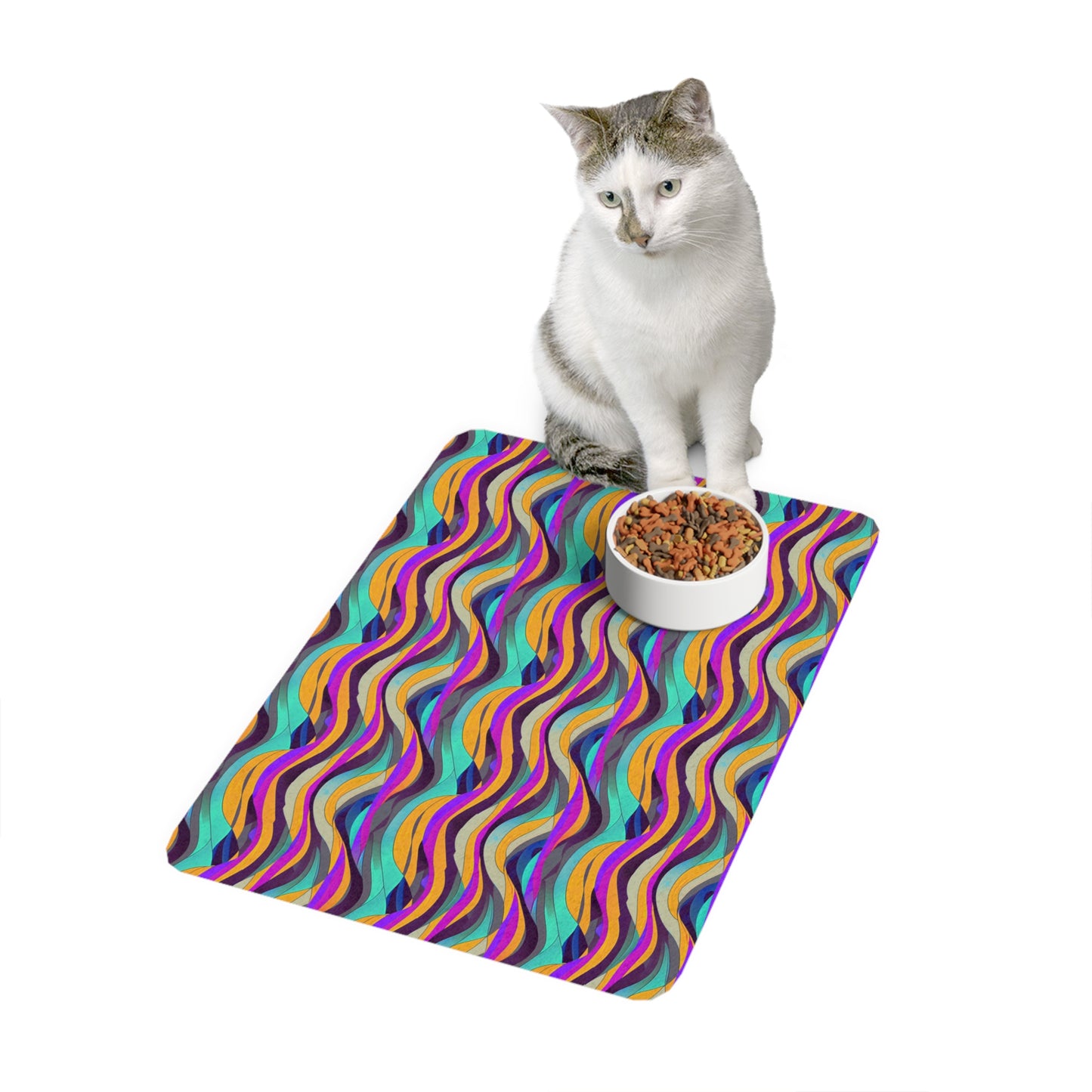 Calm Waves Pet Food Mat (12x18)