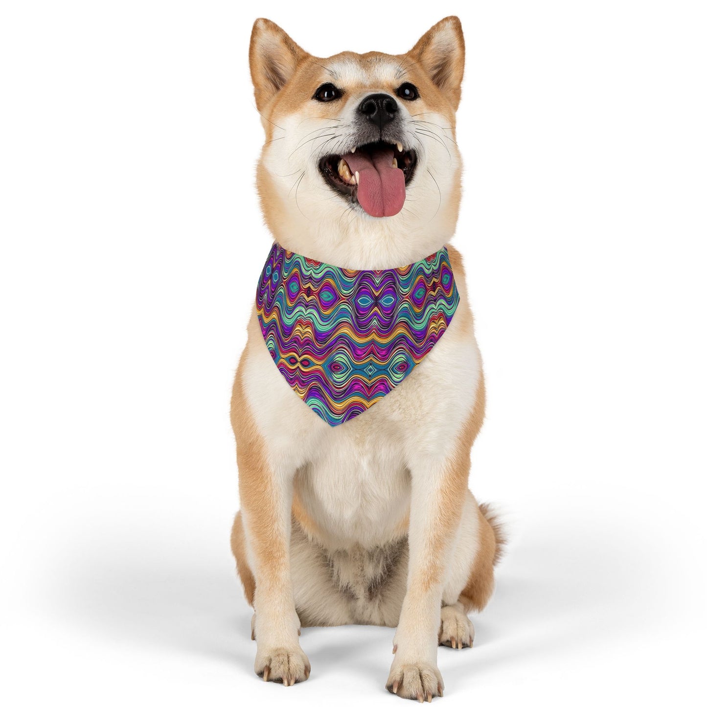 Cosmic Ripple Pet Bandana Collar