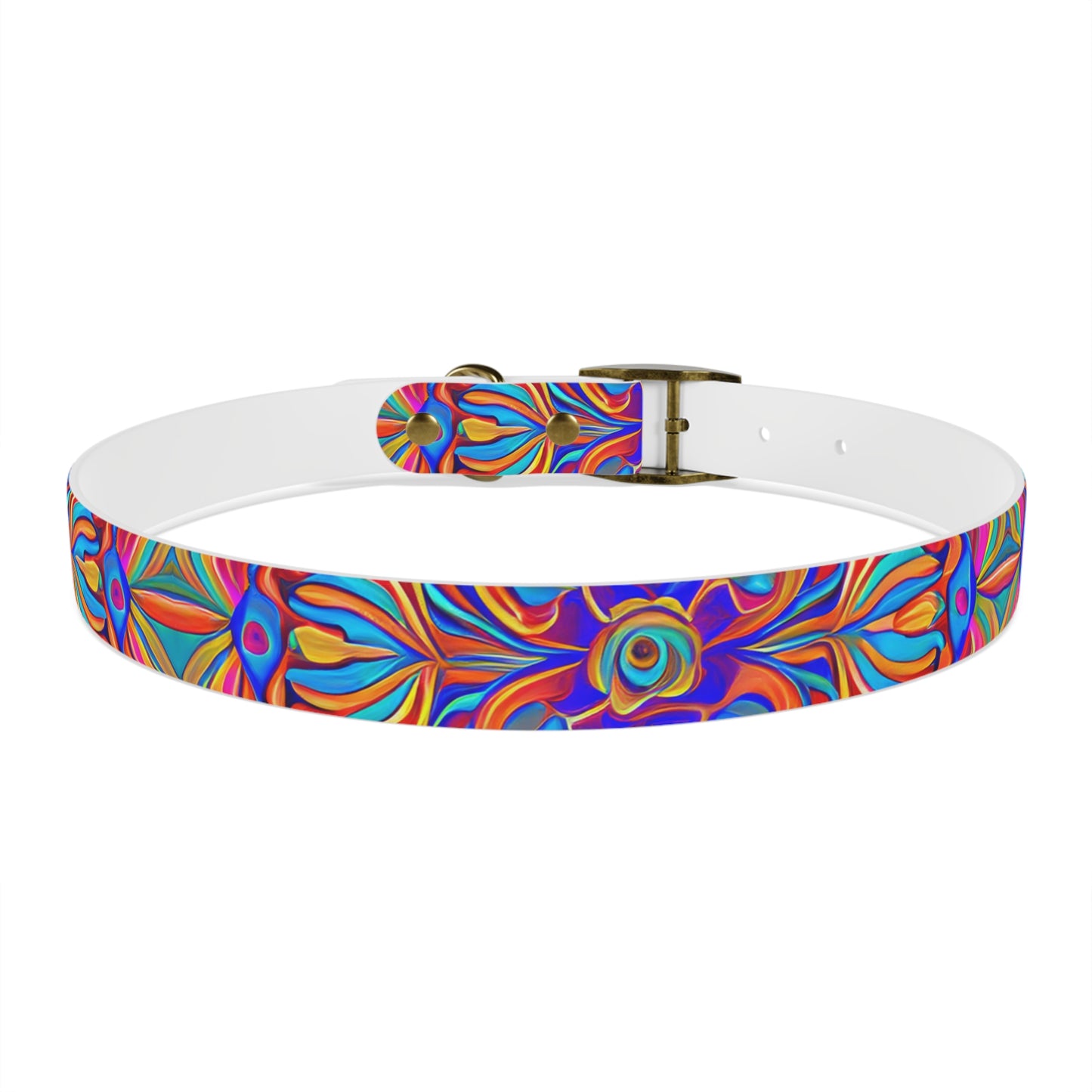 Psychedelic Spectrum Dog Collar