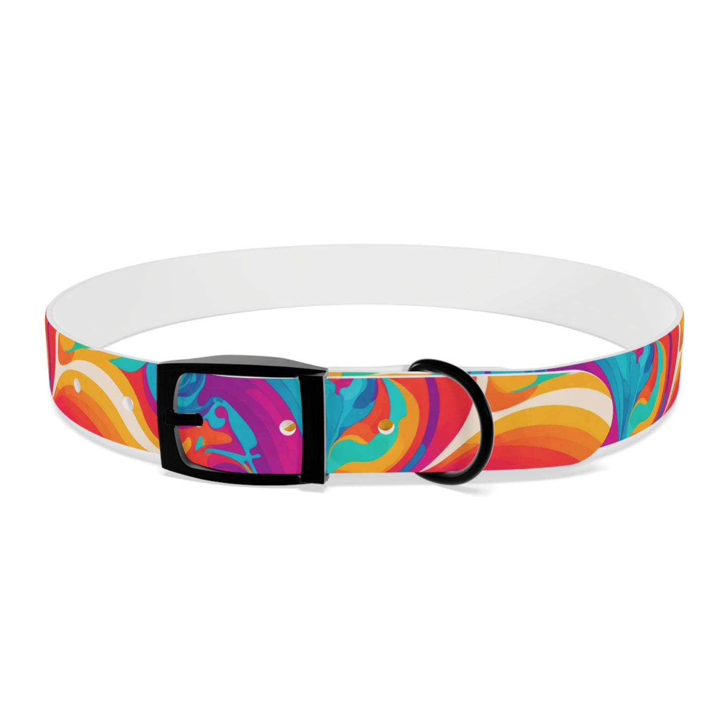 Rainbow Ripple Dog Collar