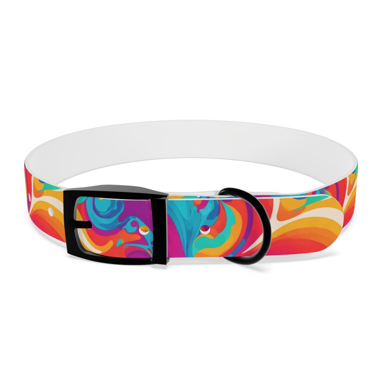 Rainbow Ripple Dog Collar