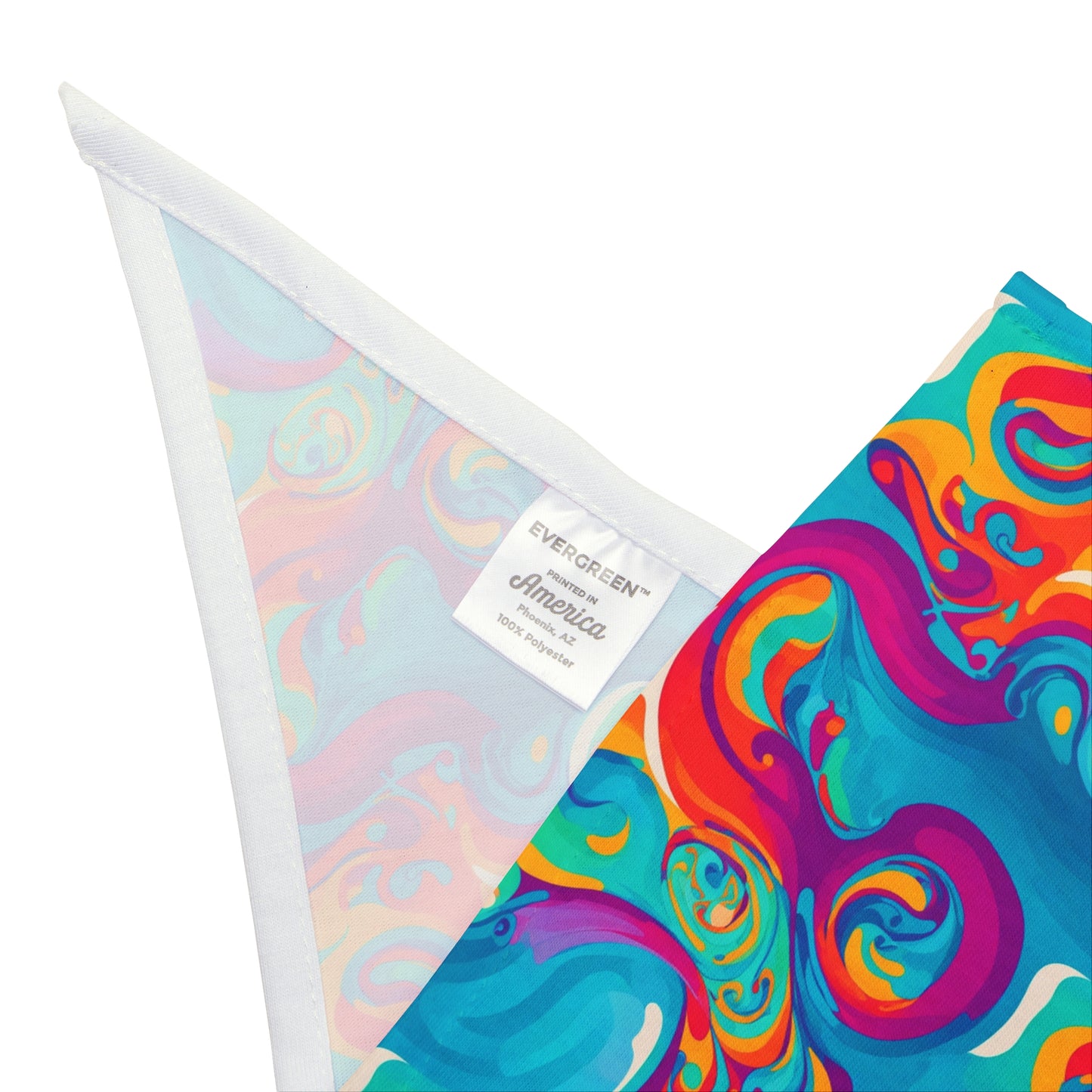 Rainbow Ripple Pet Bandana