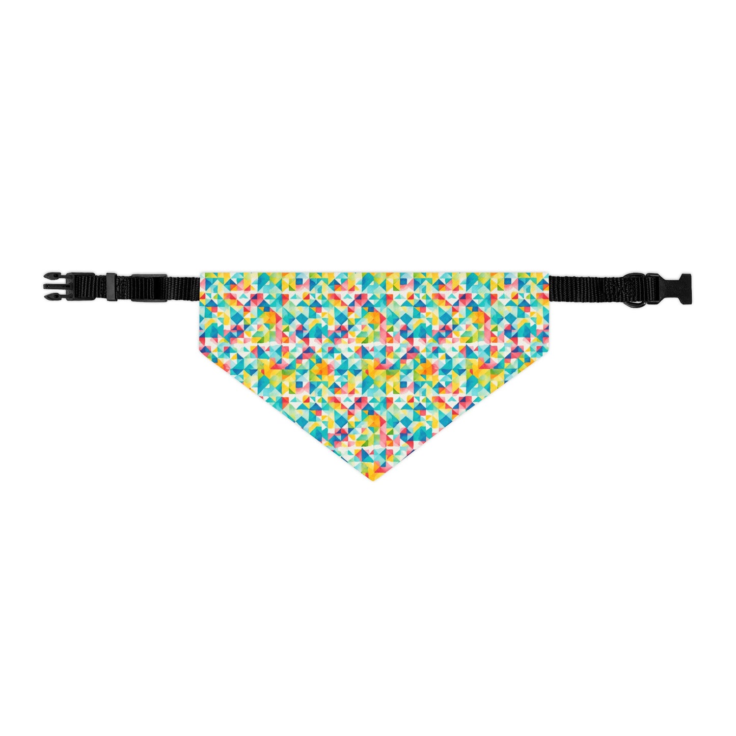 Mosaic Mirage Pet Bandana Collar