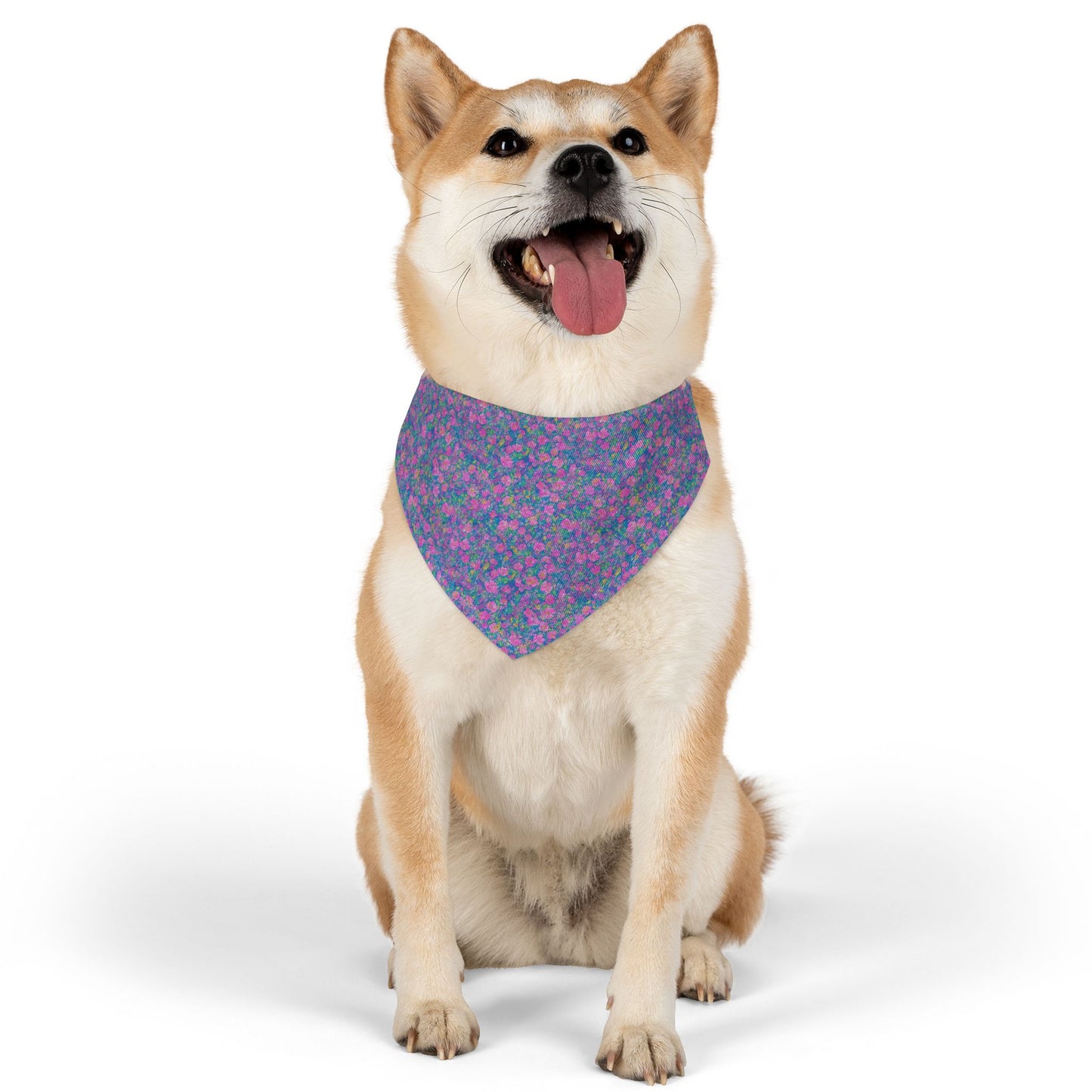 Rainbow Reflections Pet Bandana Collar