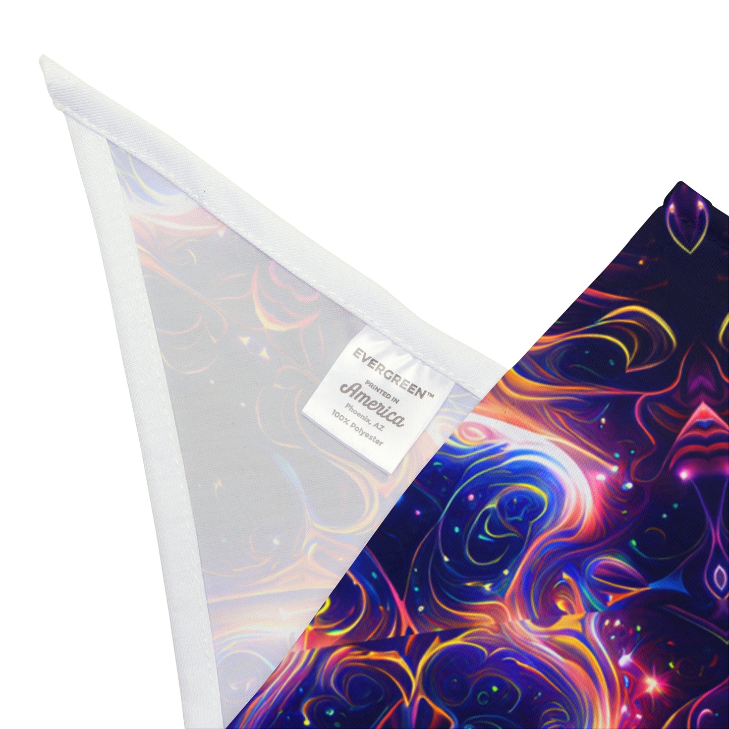 Neon Dreamscape Pet Bandana