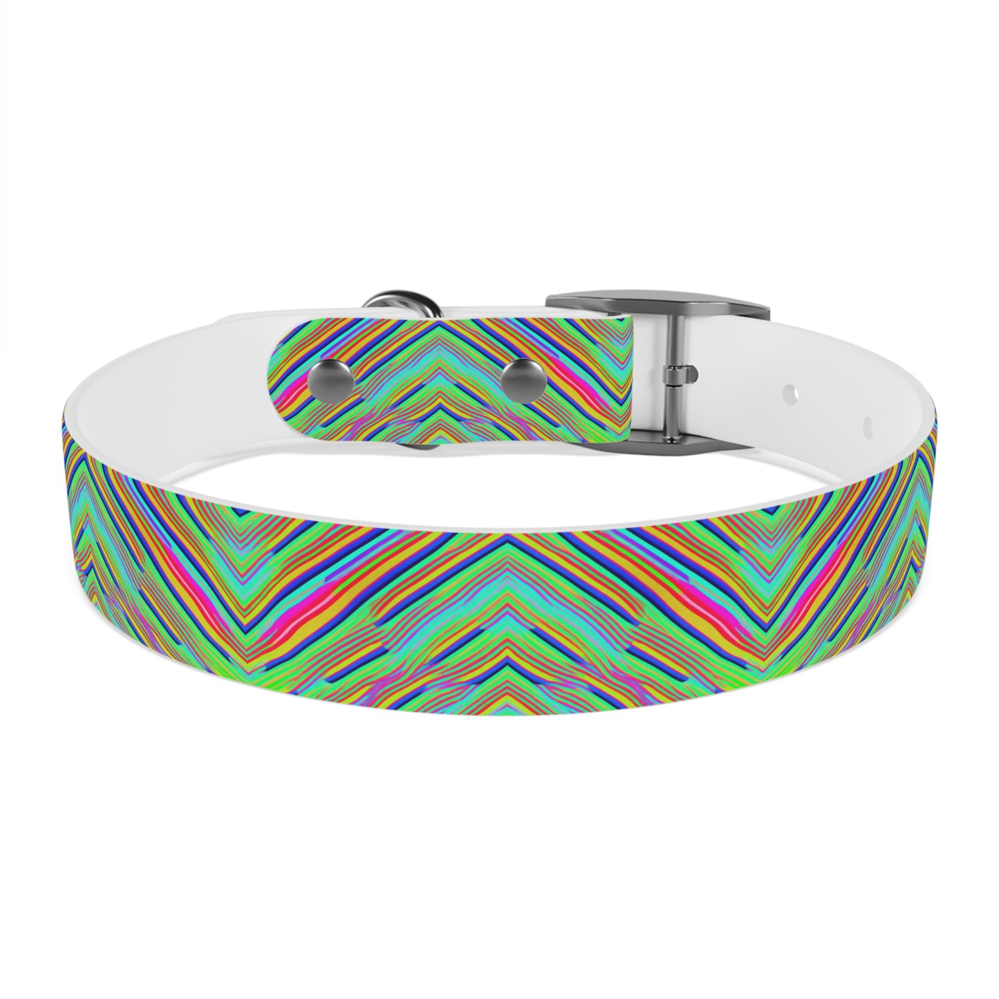 Neon Edges Dog Collar