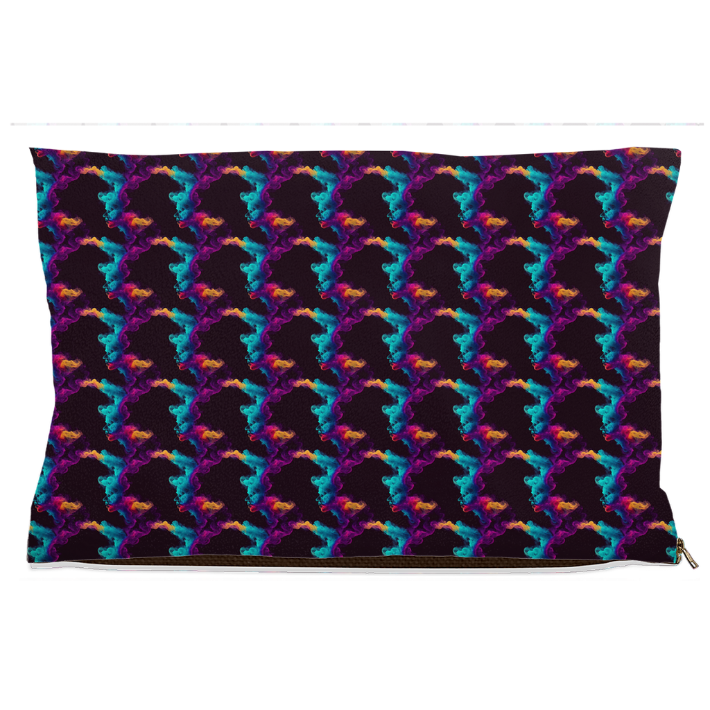 Colorful Smoke Pattern Pet Bed