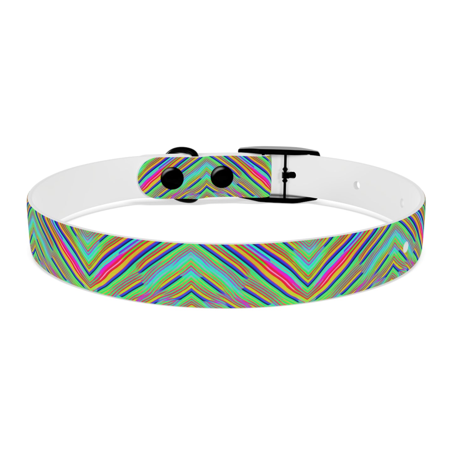 Neon Edges Dog Collar