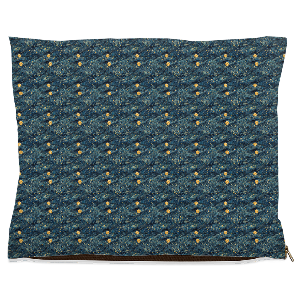 Starry Night Inspired Sky Pattern Pet Bed