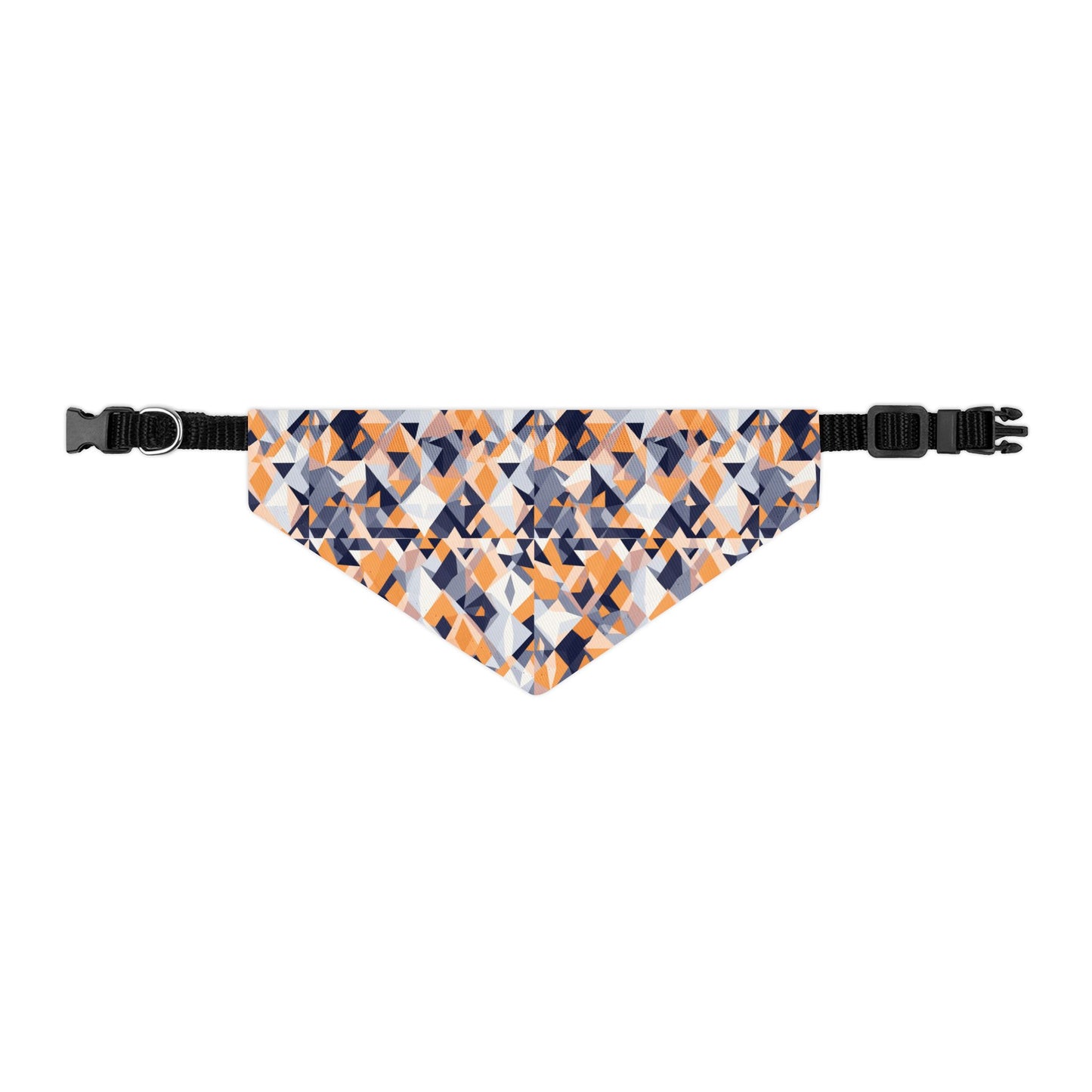 Geometric Groove Pet Bandana Collar