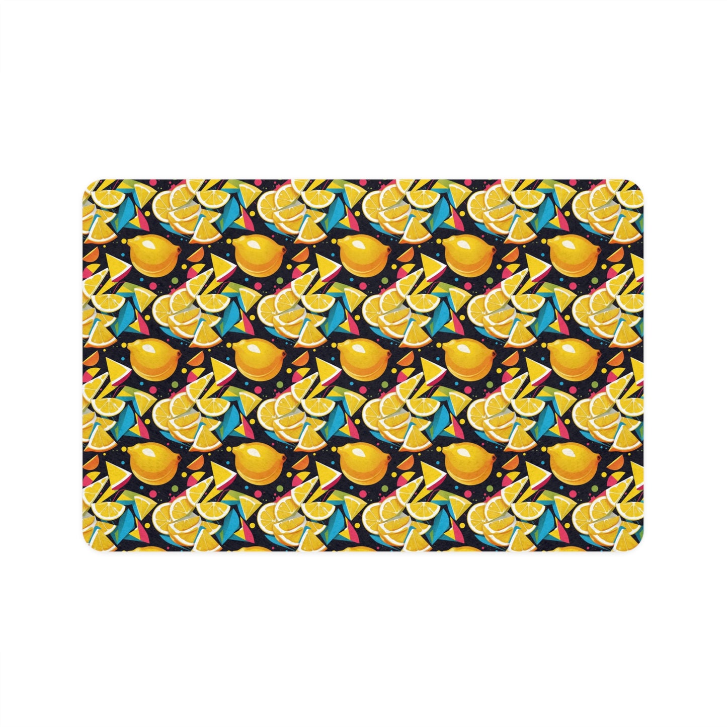 Lemon Zest Pet Food Mat (12x18)