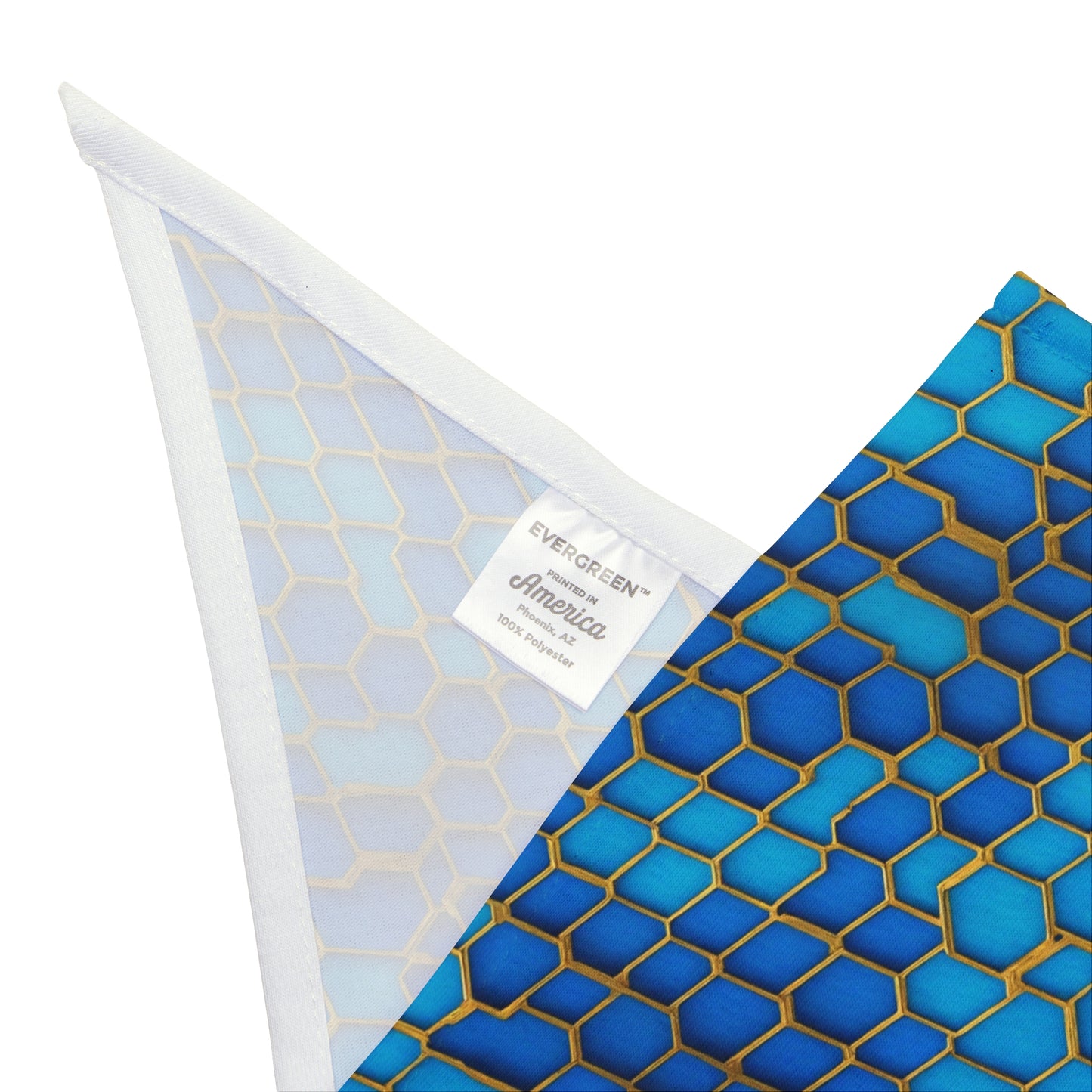 Hexagonal Harmony Pet Bandana