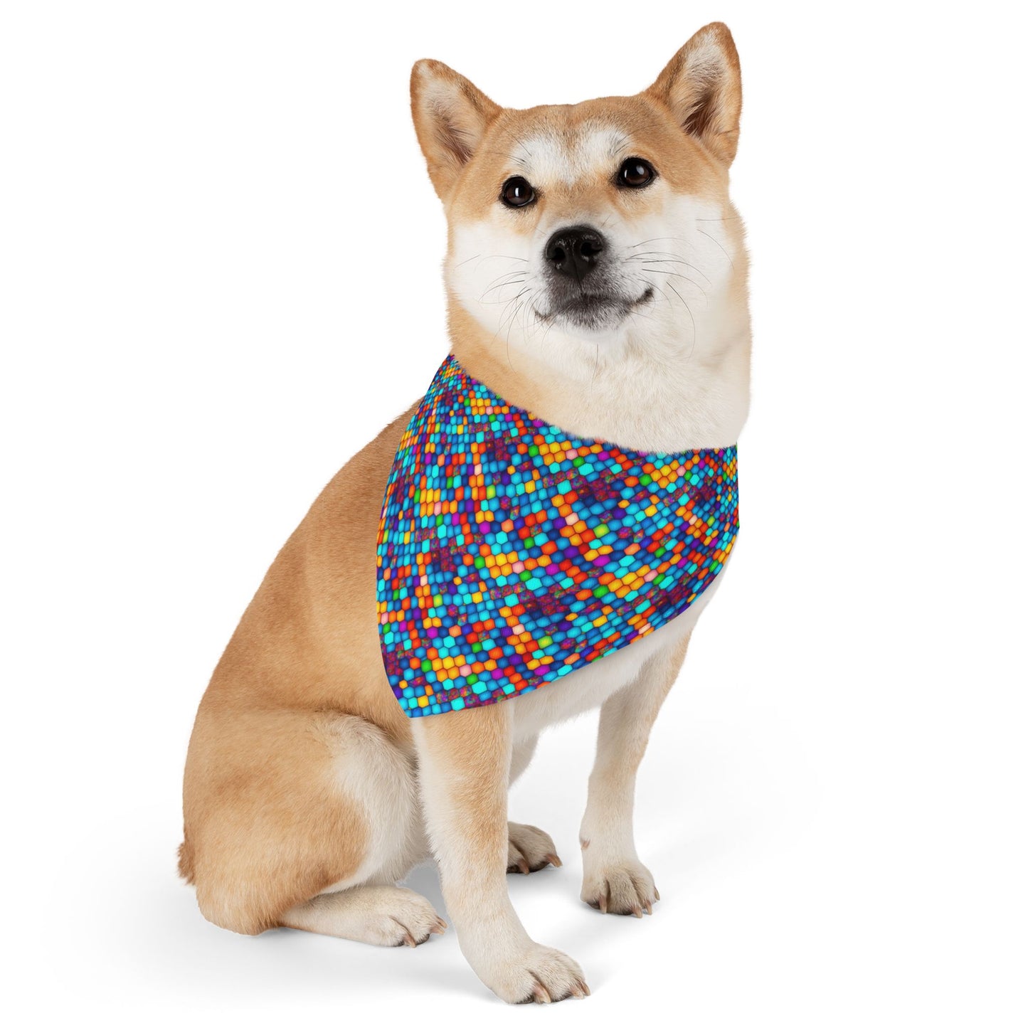 Hexa Spectrum Pet Bandana Collar