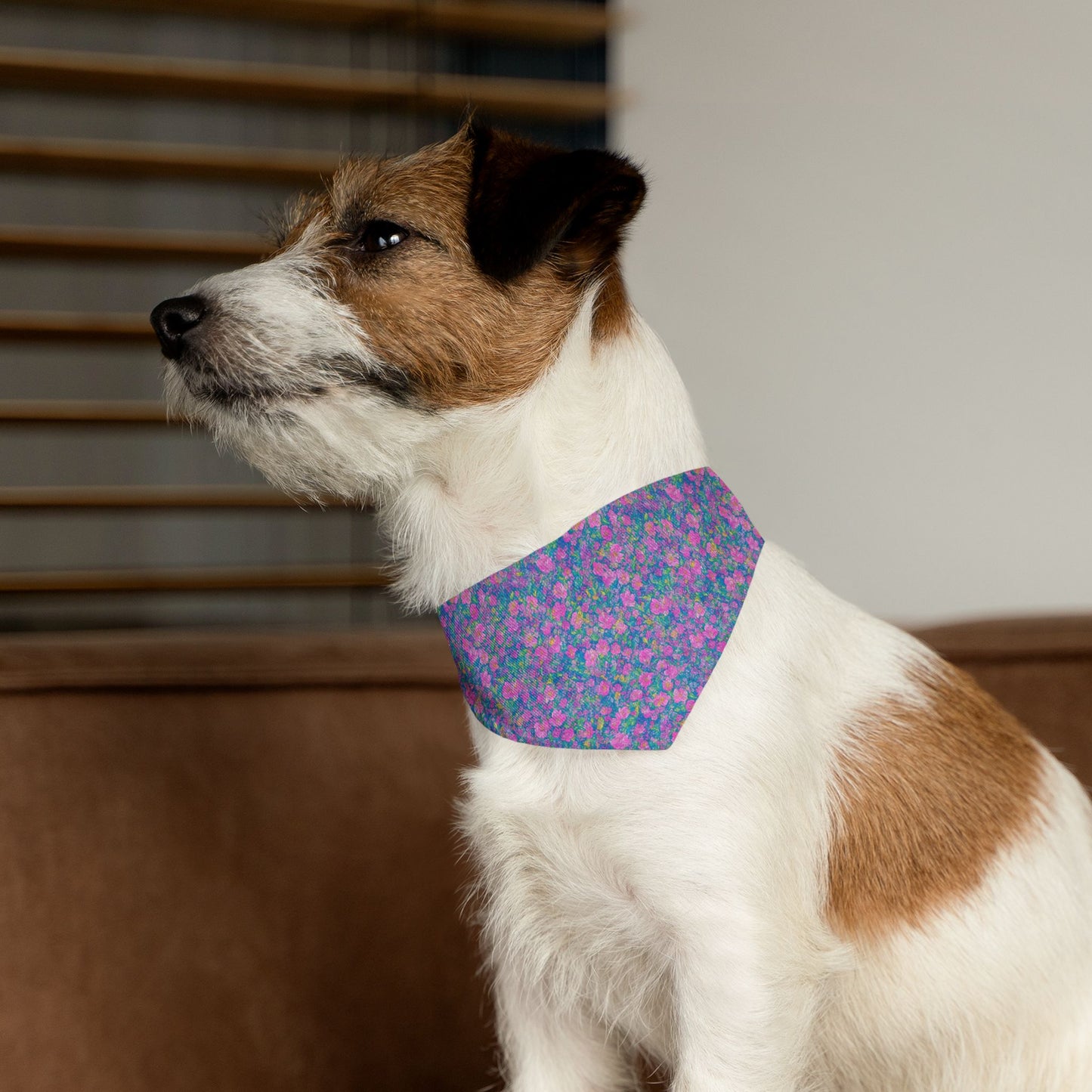 Rainbow Reflections Pet Bandana Collar