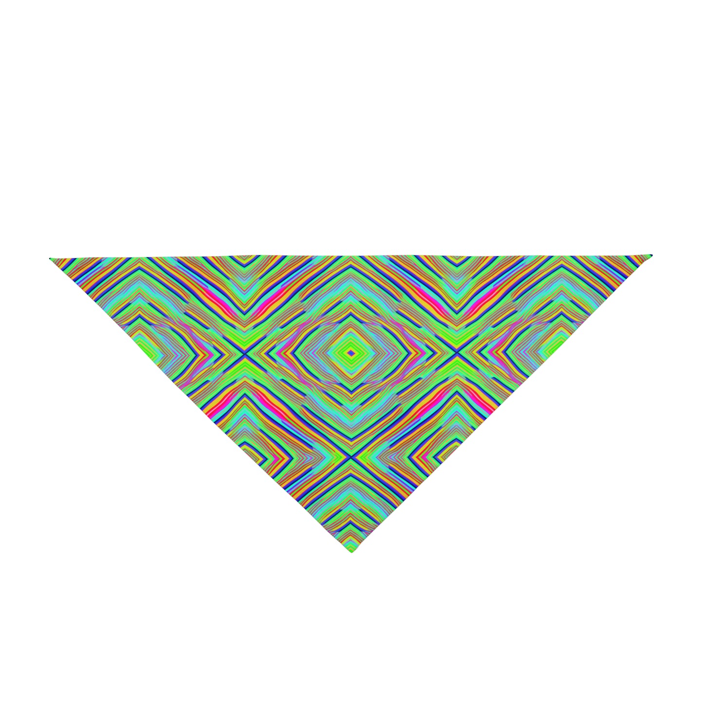 Neon Edges Pet Bandana