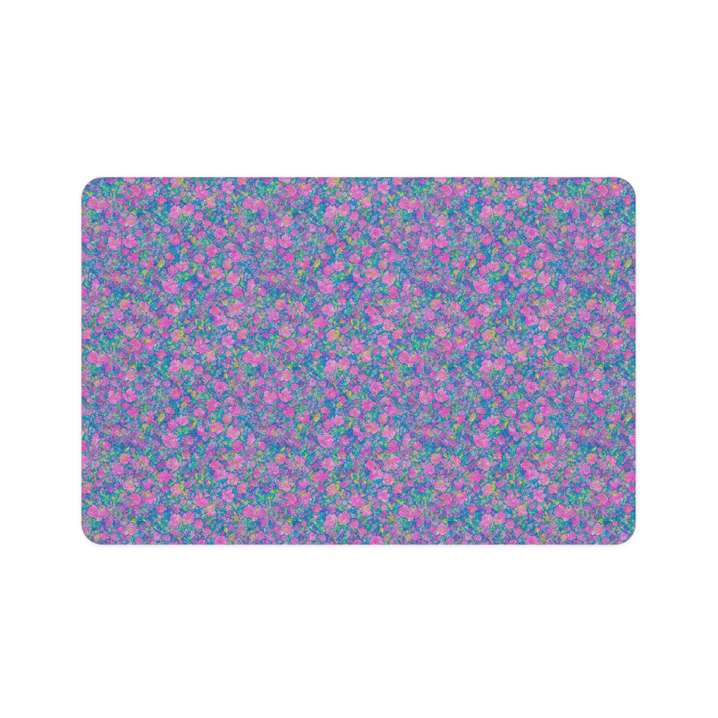 Rainbow Reflections Pet Food Mat (12x18)