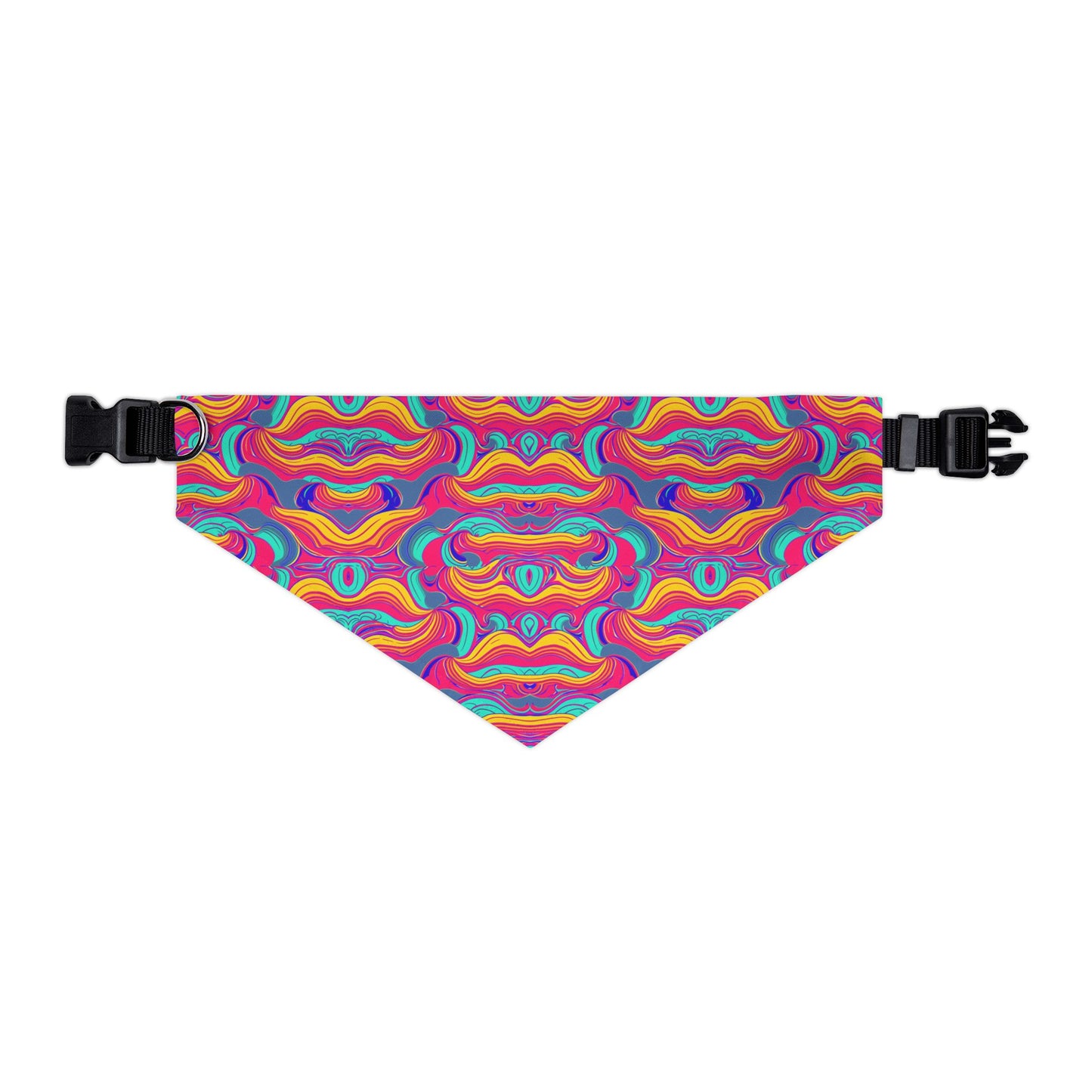 Psychedelic Grove Pet Bandana Collar