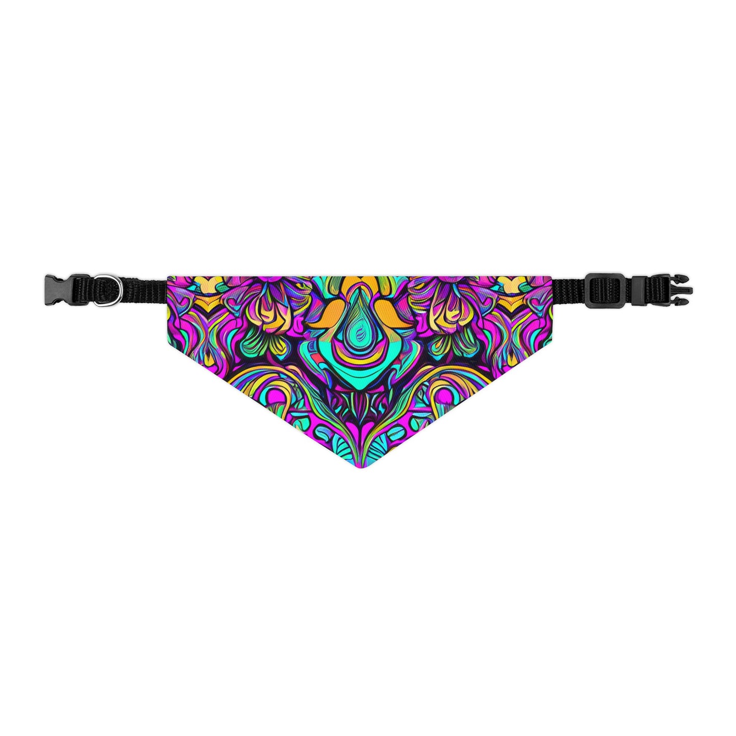 Psychedelic Chaos Pet Bandana Collar