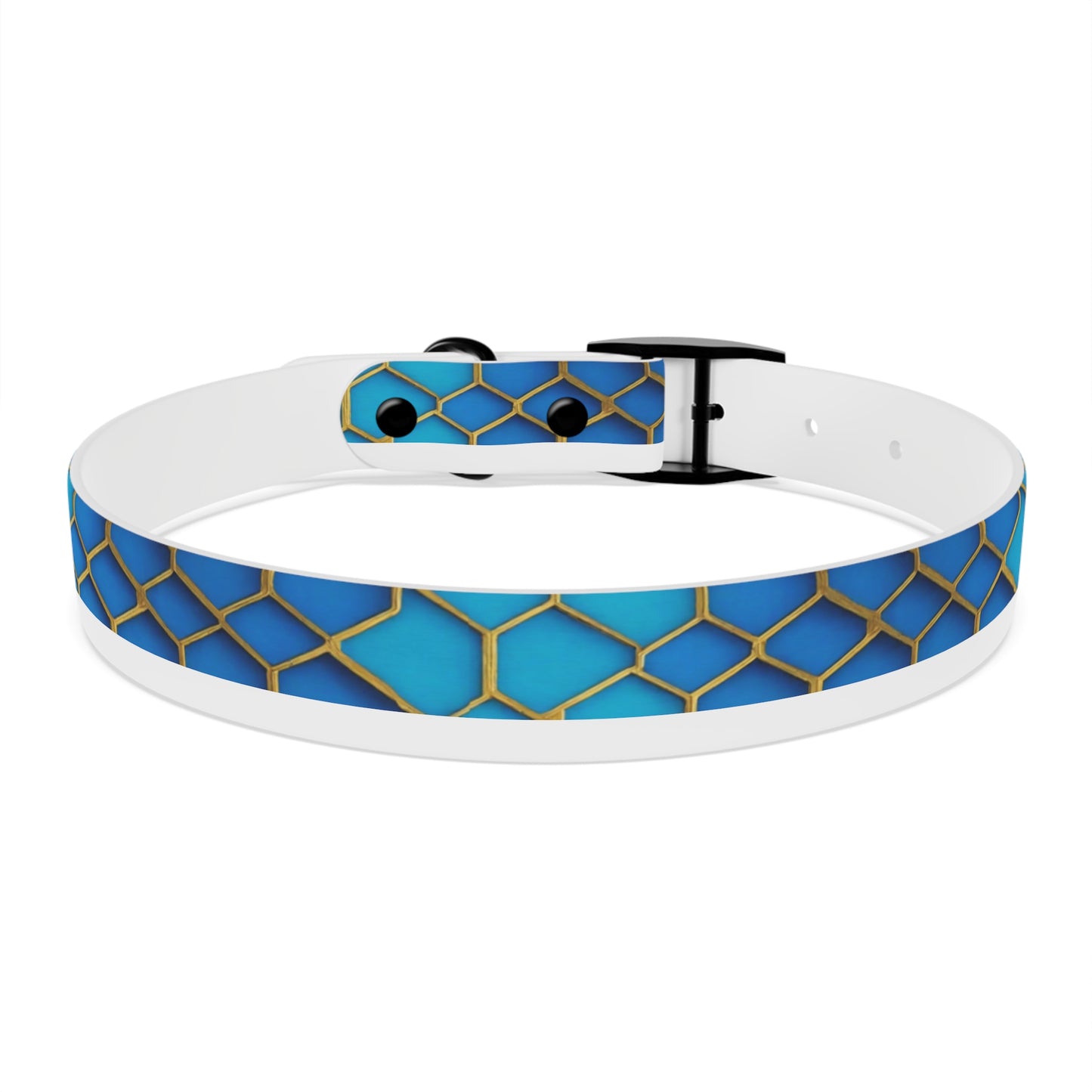 Hexagonal Harmony Dog Collar