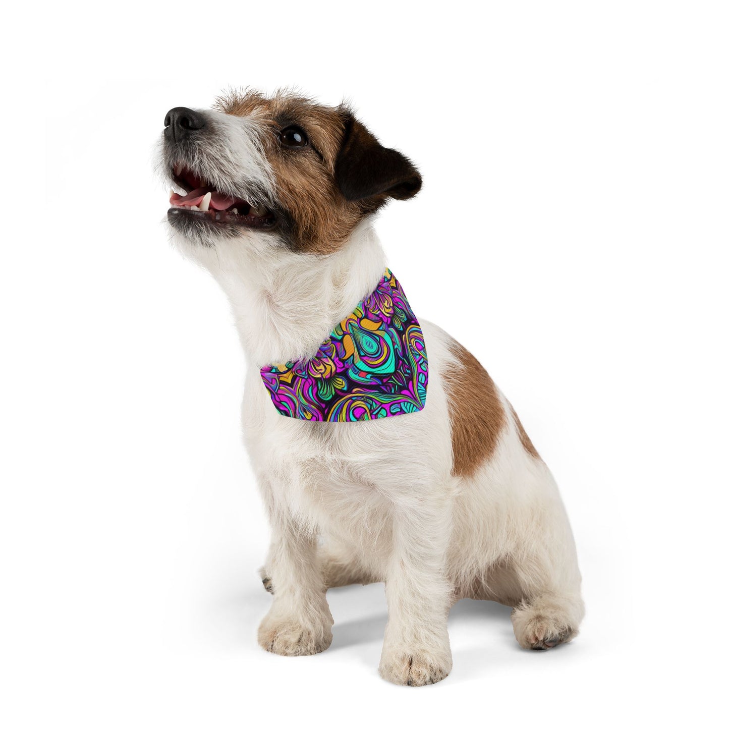 Psychedelic Chaos Pet Bandana Collar