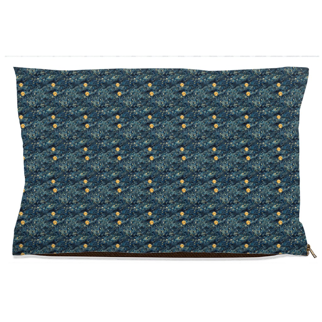 Starry Night Inspired Sky Pattern Pet Bed
