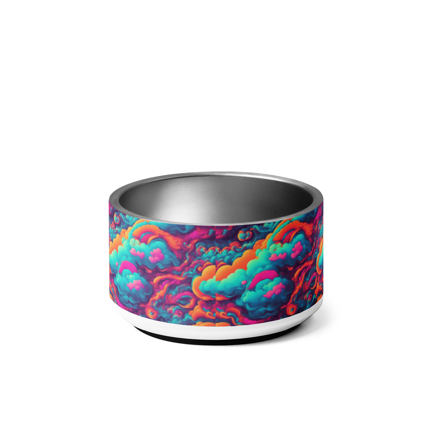 Abstract Alchemy Stainless Steel Pet Bowl