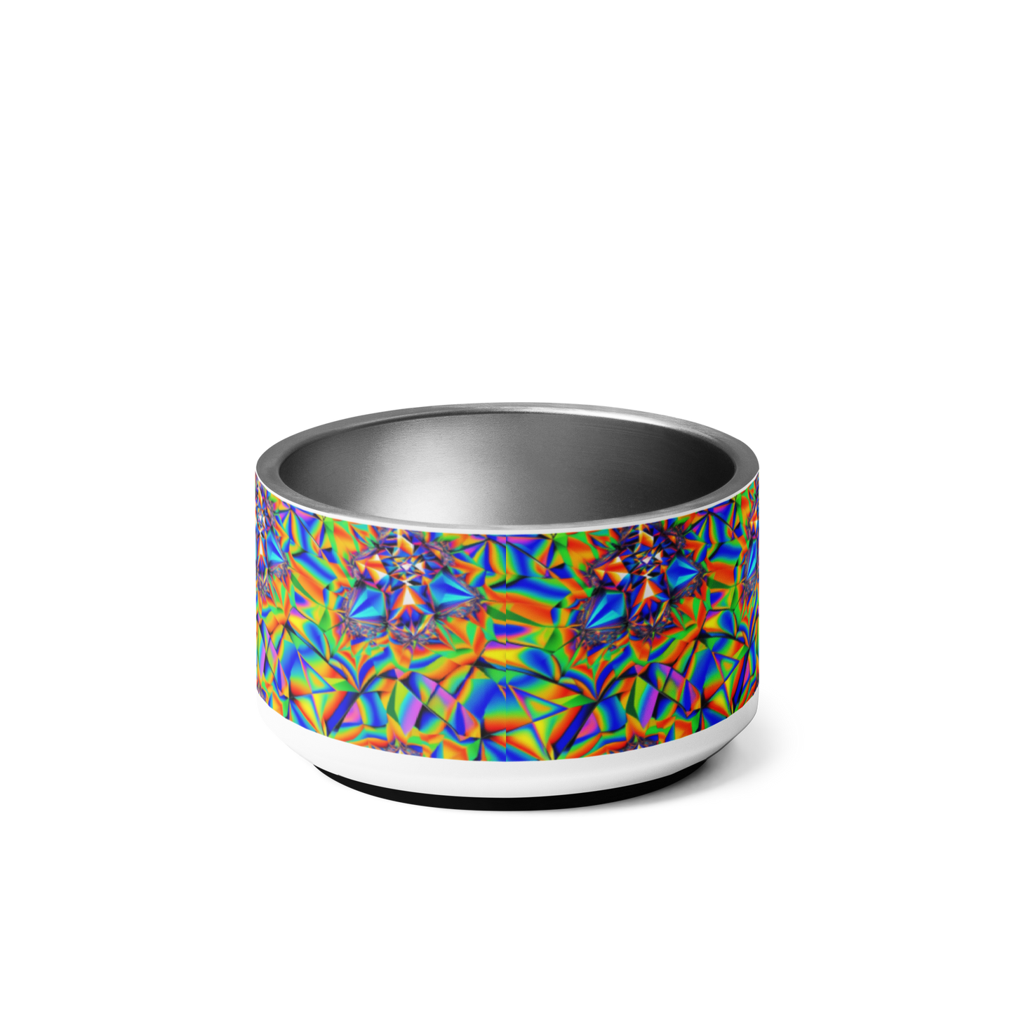 Galactic Glimmer Stainless Steel Pet Bowl