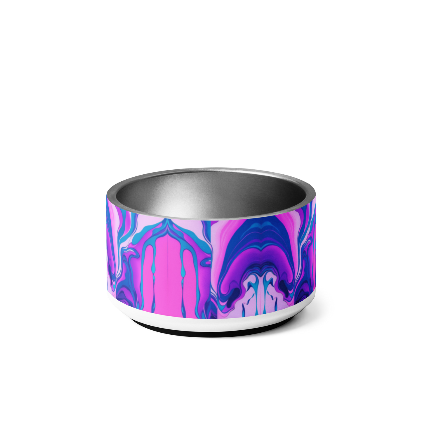 Marbled Magic Stainless Steel Pet Bowl