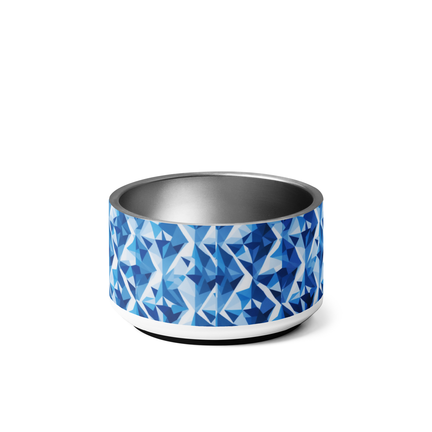 Shattered Spectrum Stainless Steel Pet Bowl