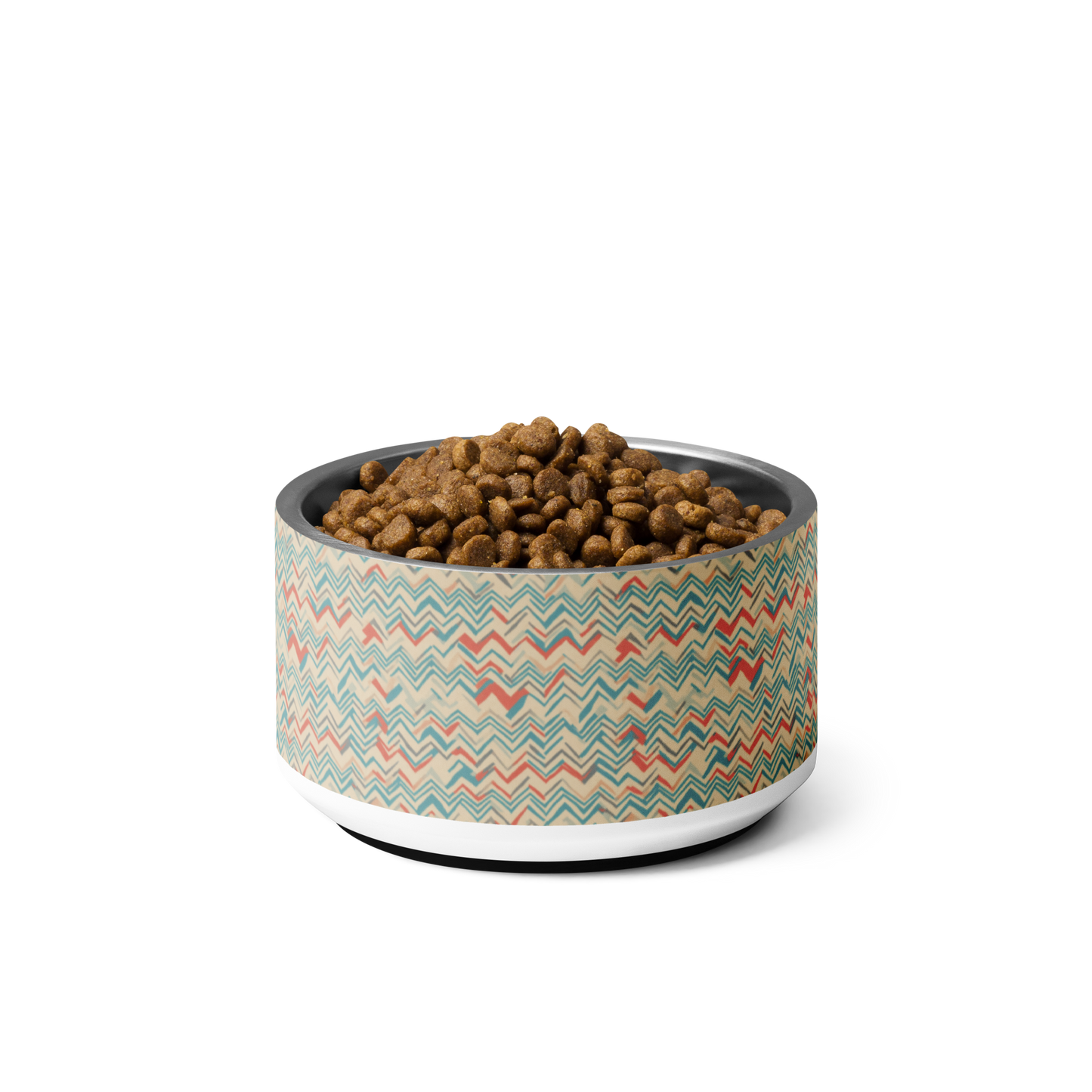Traditional Herringbone Pattern Pet bowl