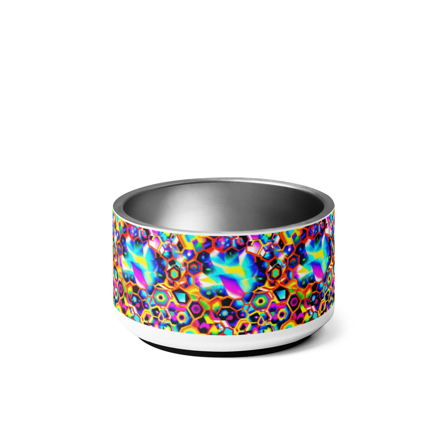 Cosmic Cascade Stainless Steel Pet Bowl