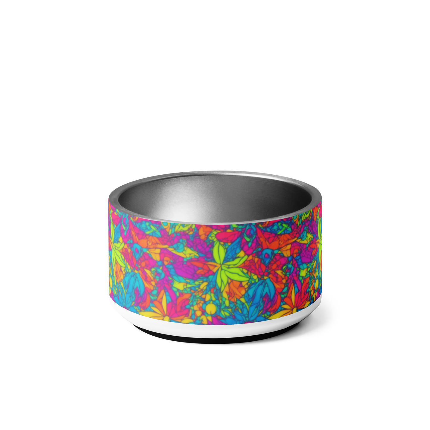 Groovy Geometrics Stainless Steel Pet Bowl