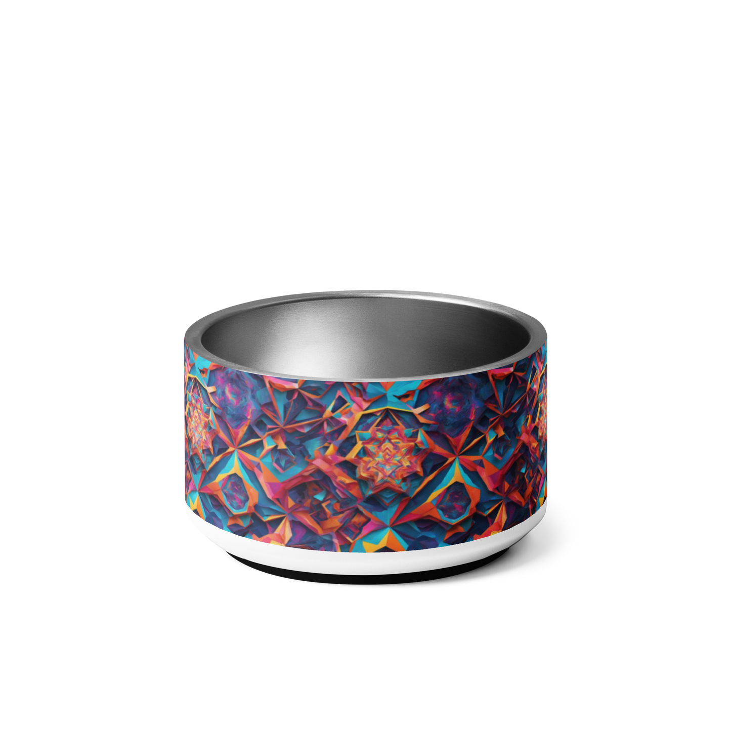 Kaleido Magic Stainless Steel Pet Bowl