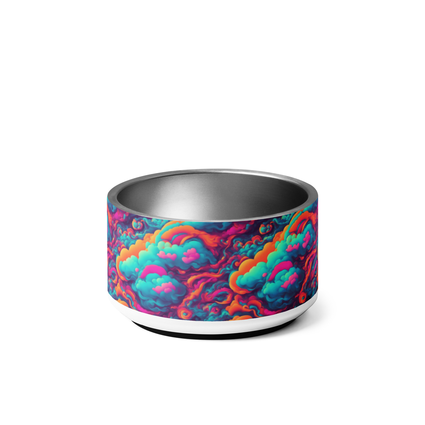 Abstract Alchemy Stainless Steel Pet Bowl