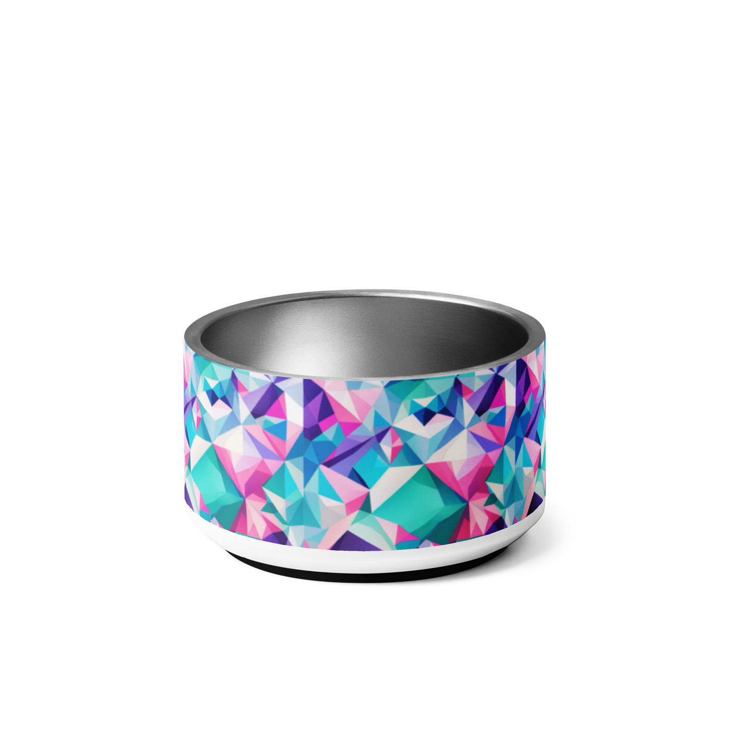 Fractal Flair Stainless Steel Pet Bowl