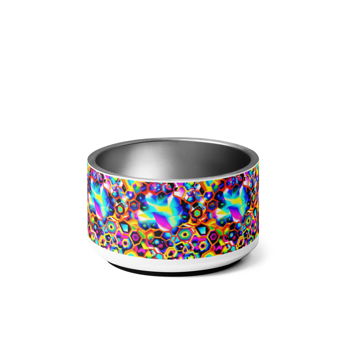 Cosmic Cascade Stainless Steel Pet Bowl