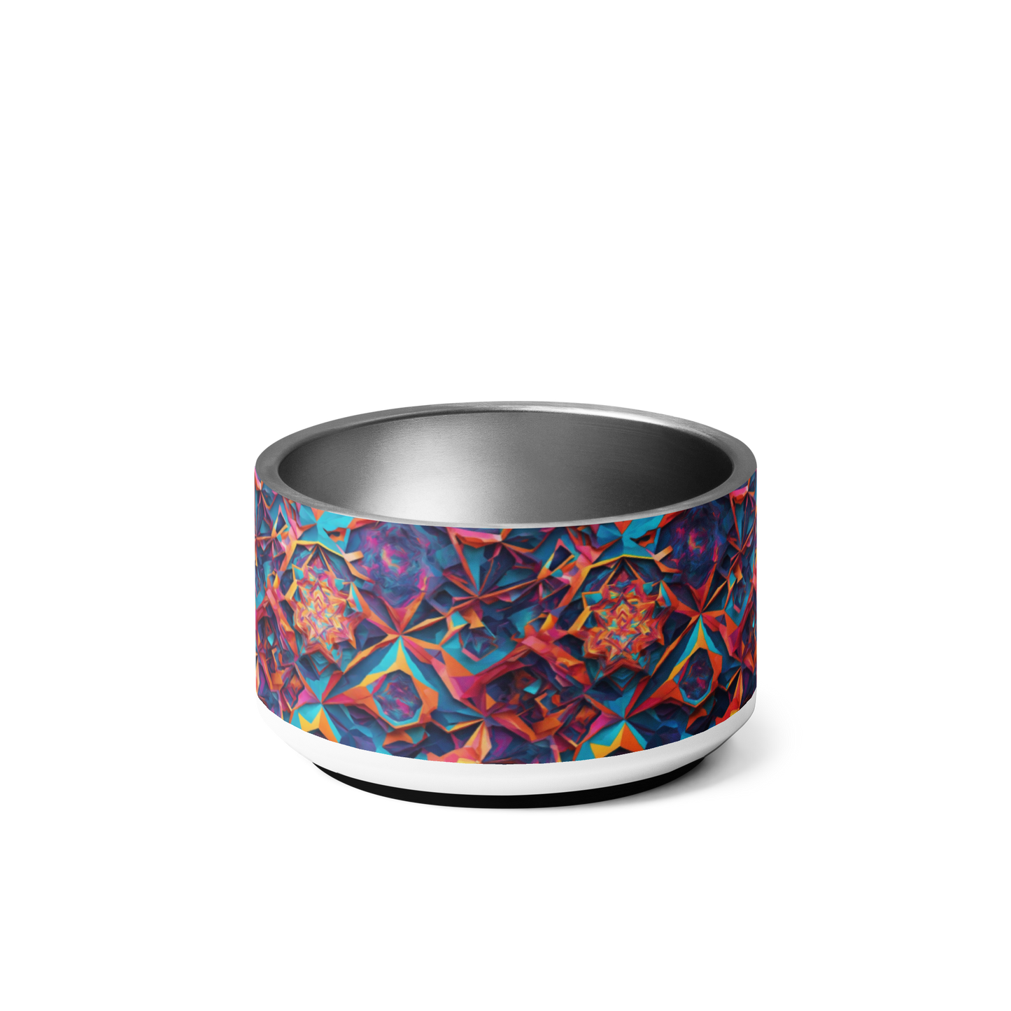 Kaleido Magic Stainless Steel Pet Bowl