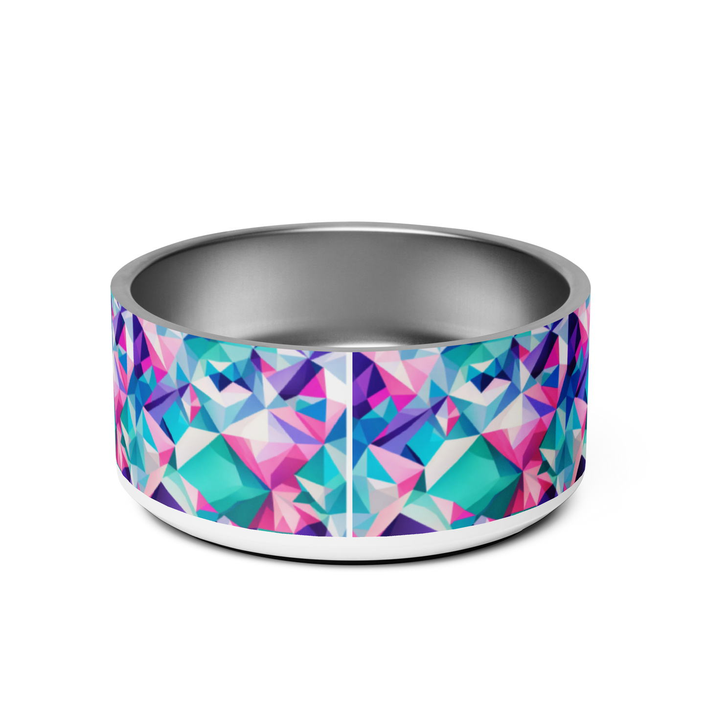 Fractal Flair Stainless Steel Pet Bowl