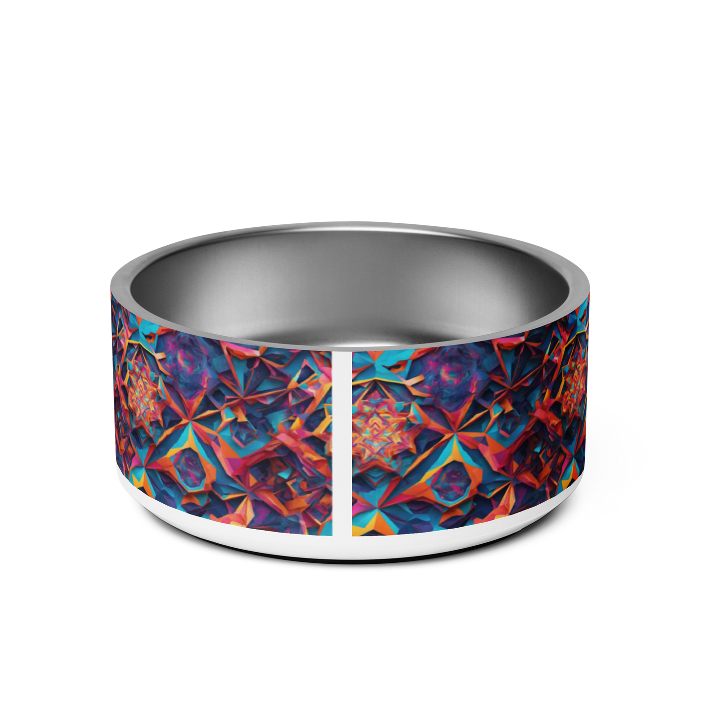 Kaleido Magic Stainless Steel Pet Bowl