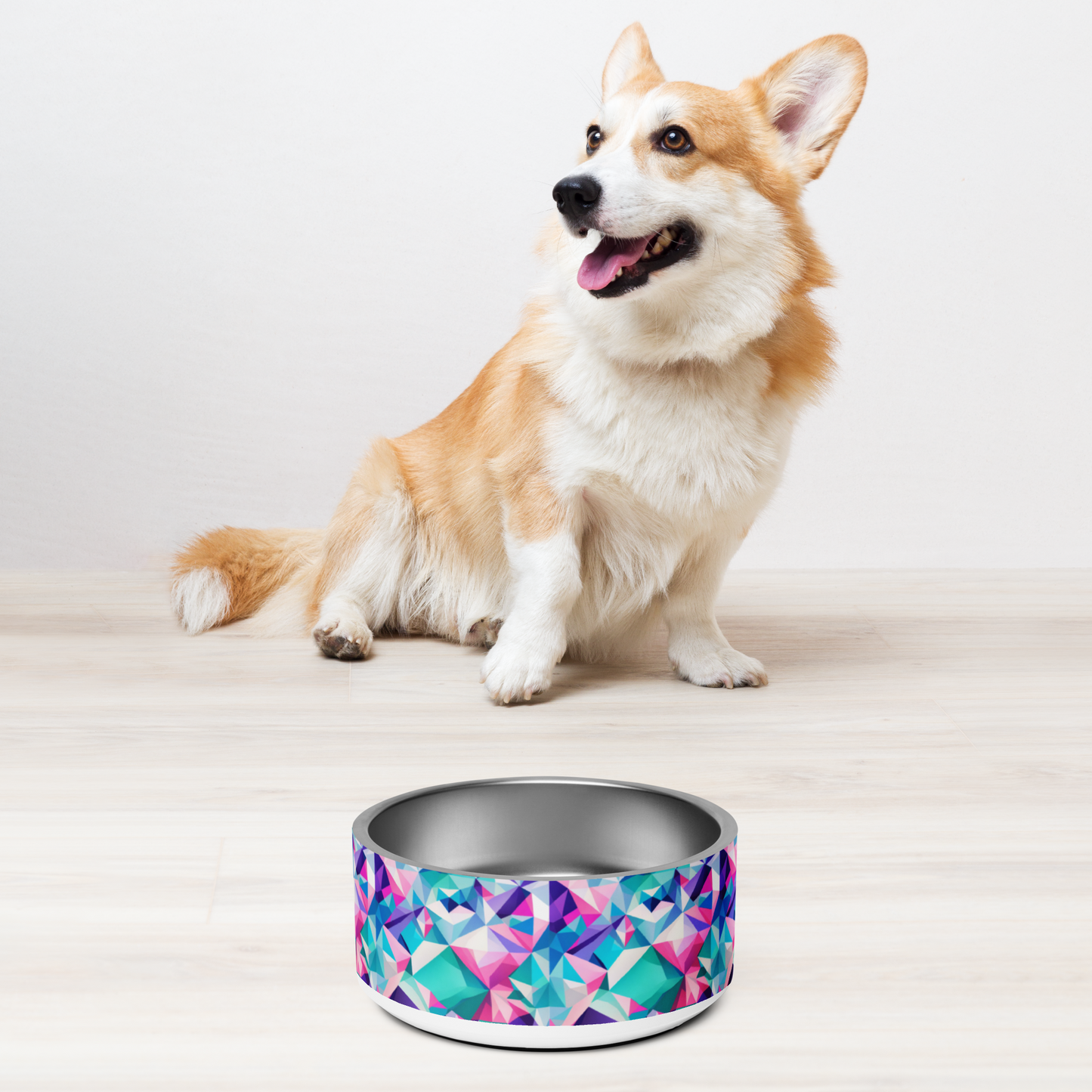 Fractal Flair Stainless Steel Pet Bowl