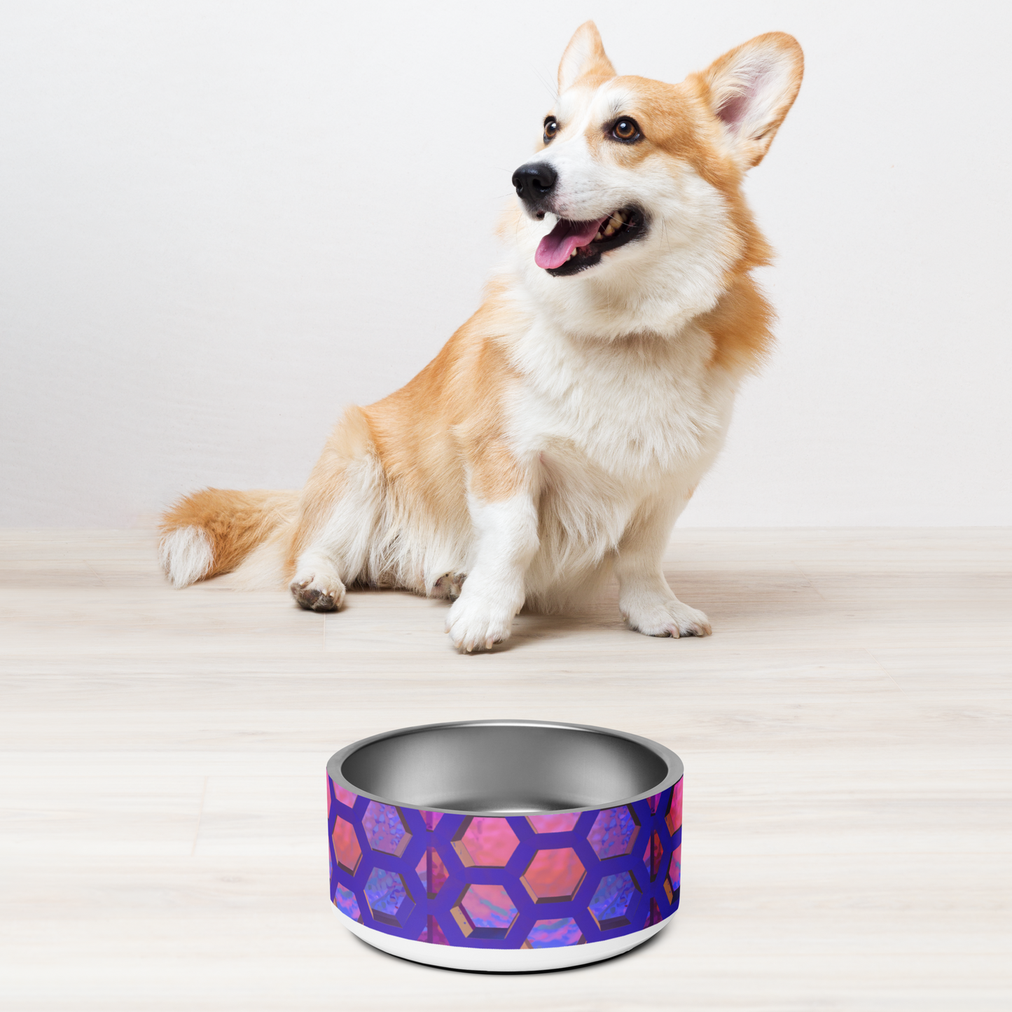 Hexa Bliss Stainless Steel Pet Bowl