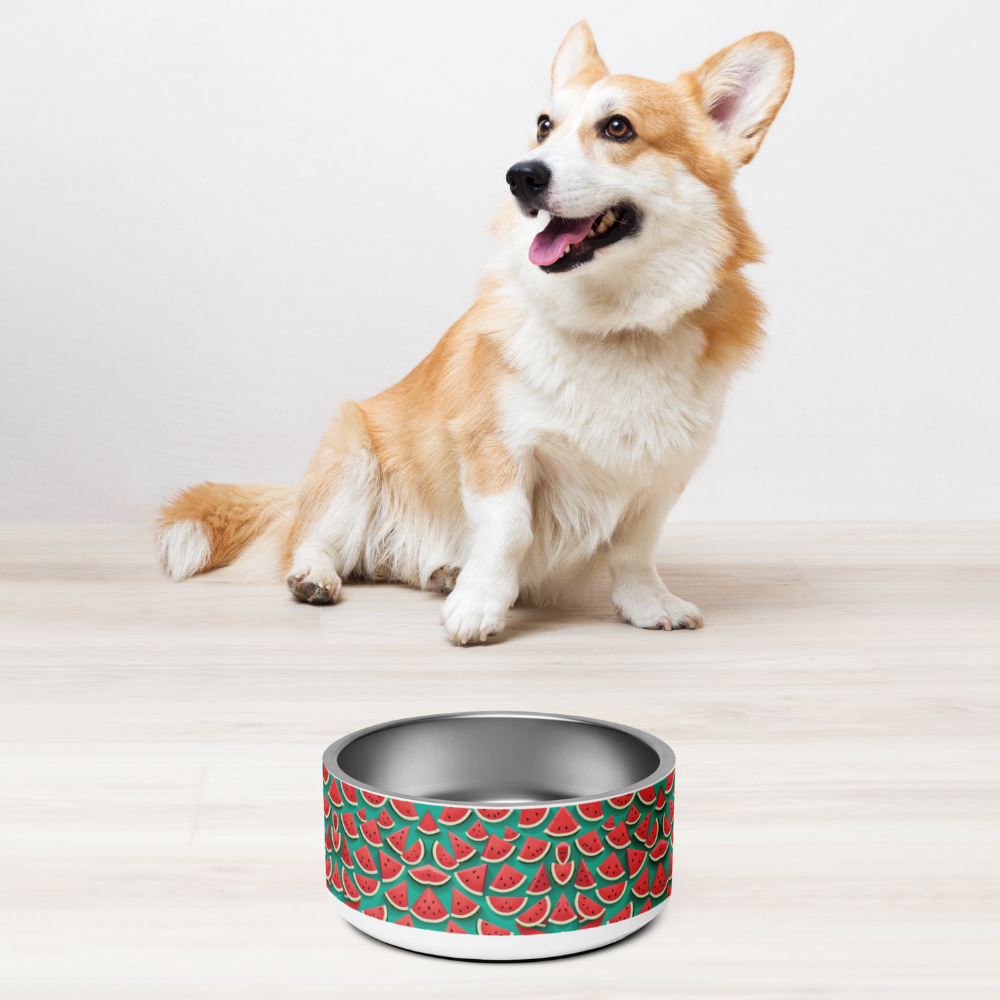 Pink Paradise Stainless Steel Pet Bowl